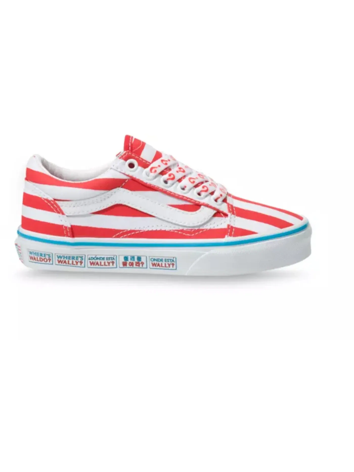 Детские кеды с принтом Vans Classic Old Skool Vans, International Stripes — изображение 1 из 1