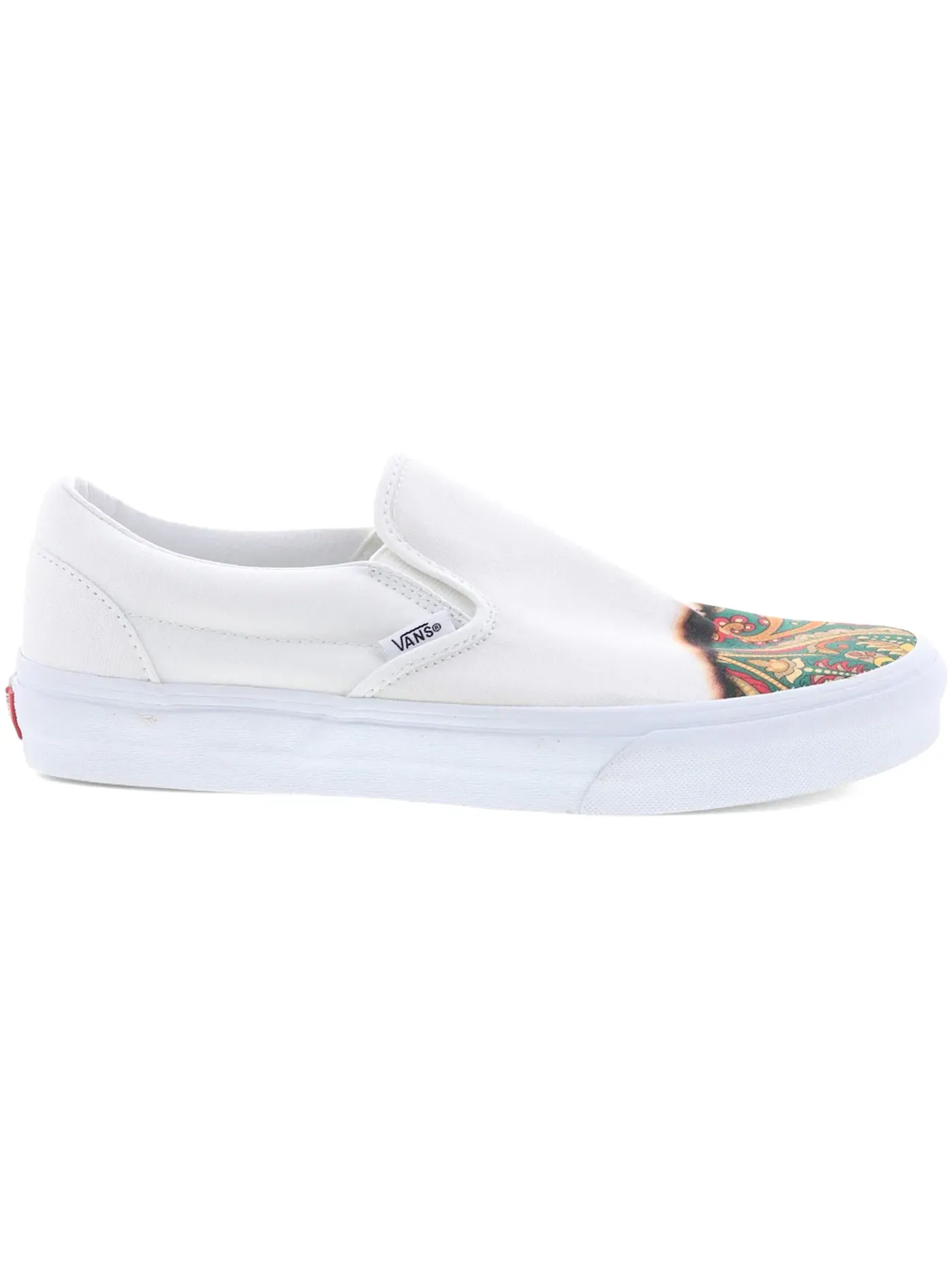 Мужские кеды с принтом Vans Classic Slip-On Vans — изображение 1 из 1, белый