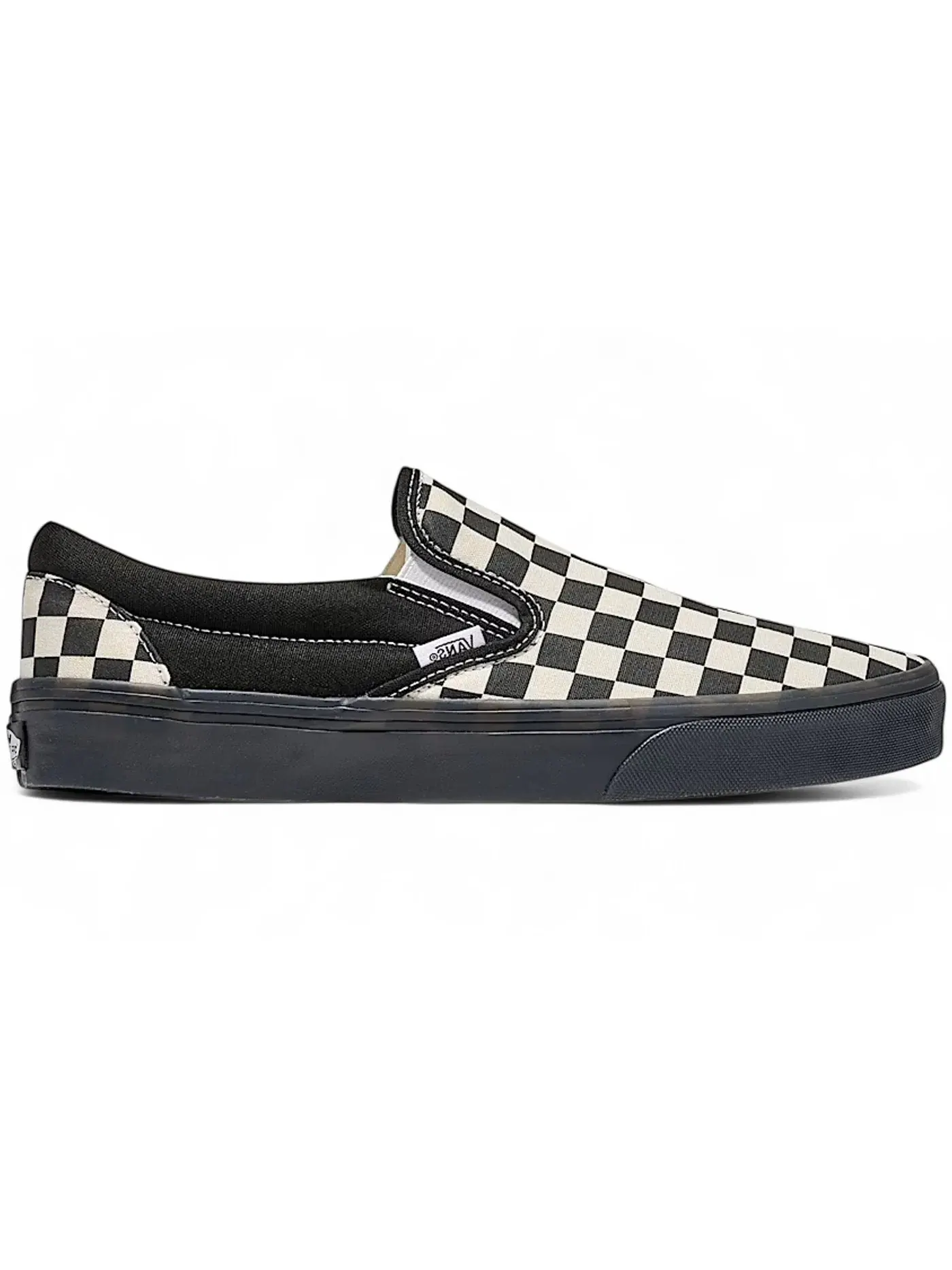 Мужские кеды с принтом Vans Classic Slip-On — изображение 1 из 1, черный/белый