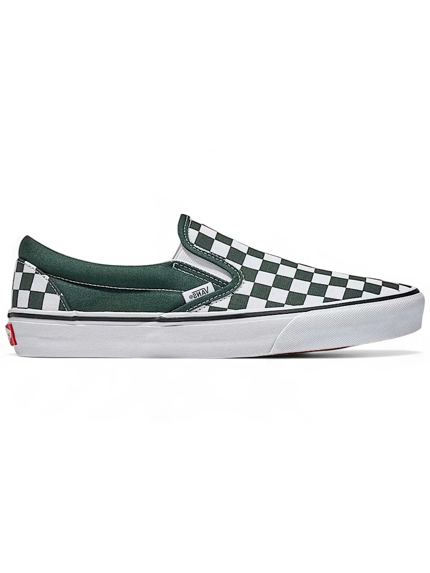 Мужские кроссовки с классическим принтом Vans Classic Slip-On Vans — изображение 1 из 1, зеленый/белый
