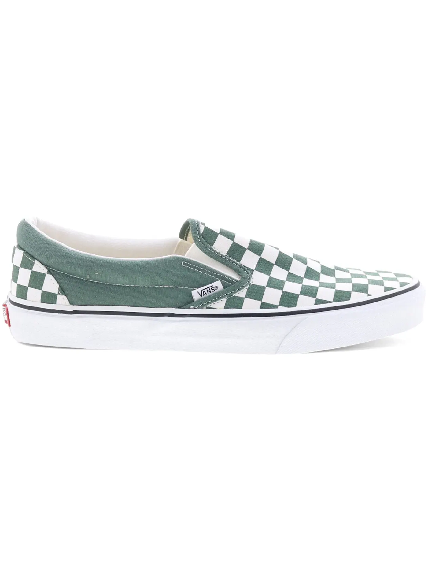 Мужские кеды с принтом Vans Classic Slip-On — изображение 1 из 1, зеленый/белый