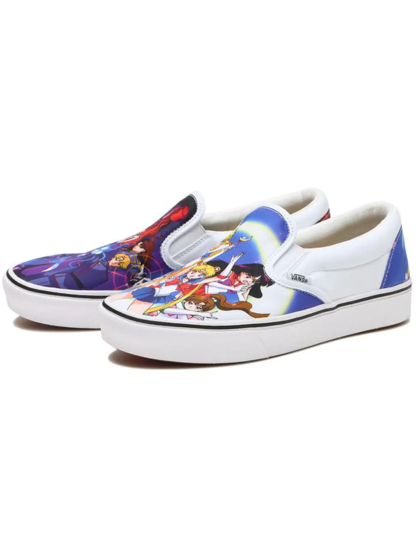 Женские кроссовки с принтом Vans Classic Slip-On Comfy Cush Pretty Guardian Sailor Moon Vans — изображение 1 из 1