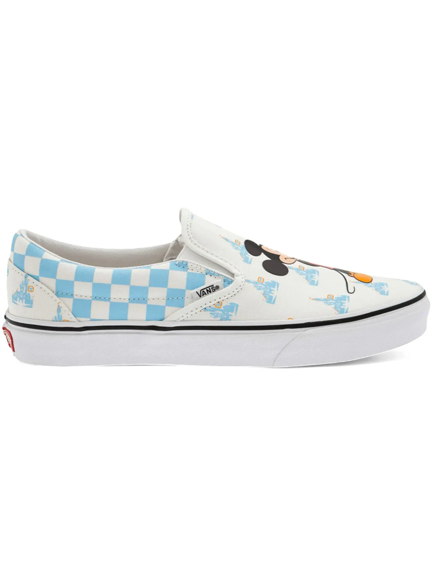 Мужские кеды с принтом Vans Classic Slip-On Disney 50th Anniversary Mickey Mouse Vans — изображение 1 из 1, синий