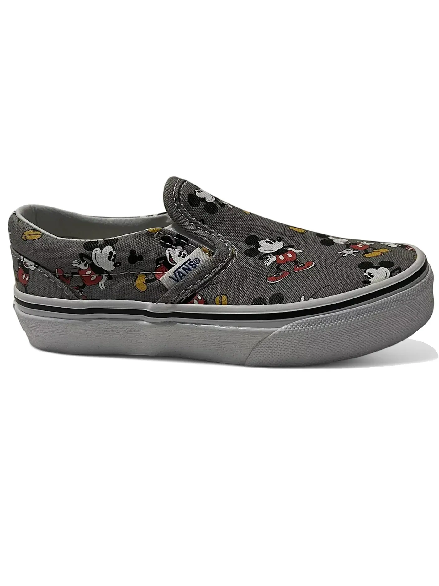 Детские кеды с принтом Vans Classic Slip-On — изображение 1 из 1, серый