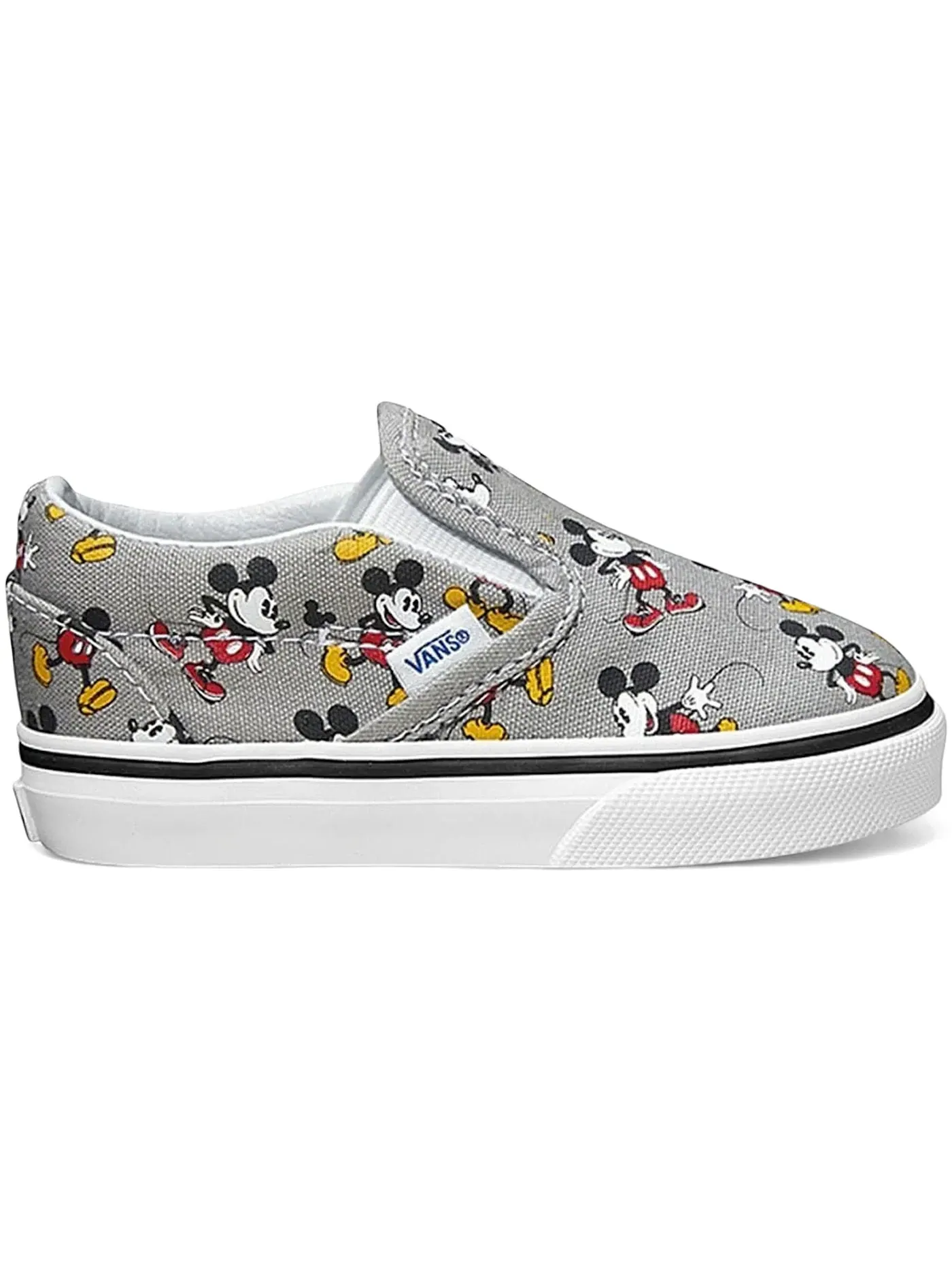 Детские кеды с принтом Vans Classic Slip-On — изображение 1 из 1, серый