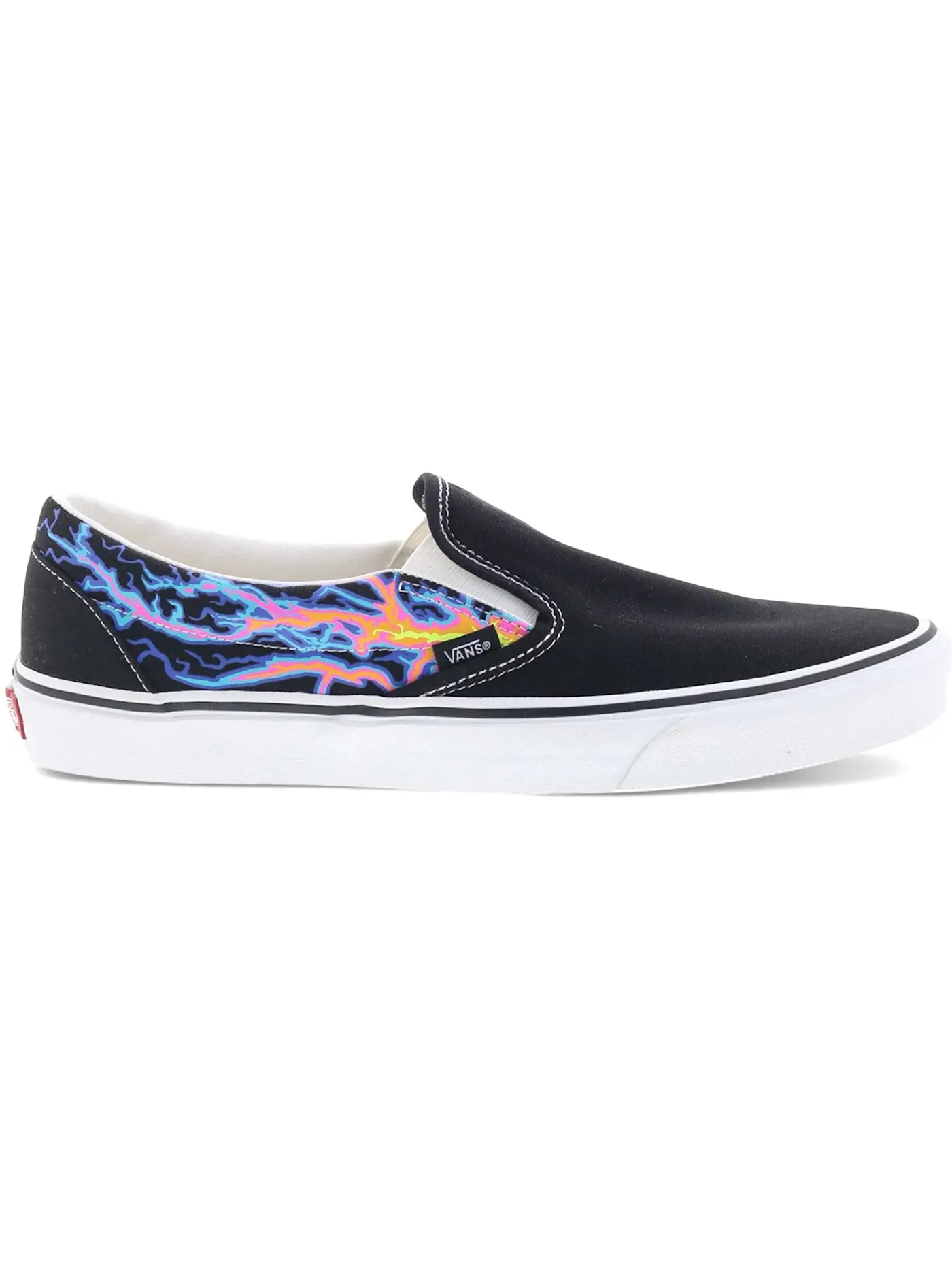 Мужские кеды с принтом Vans Classic Slip-On — изображение 1 из 1, черный/красный