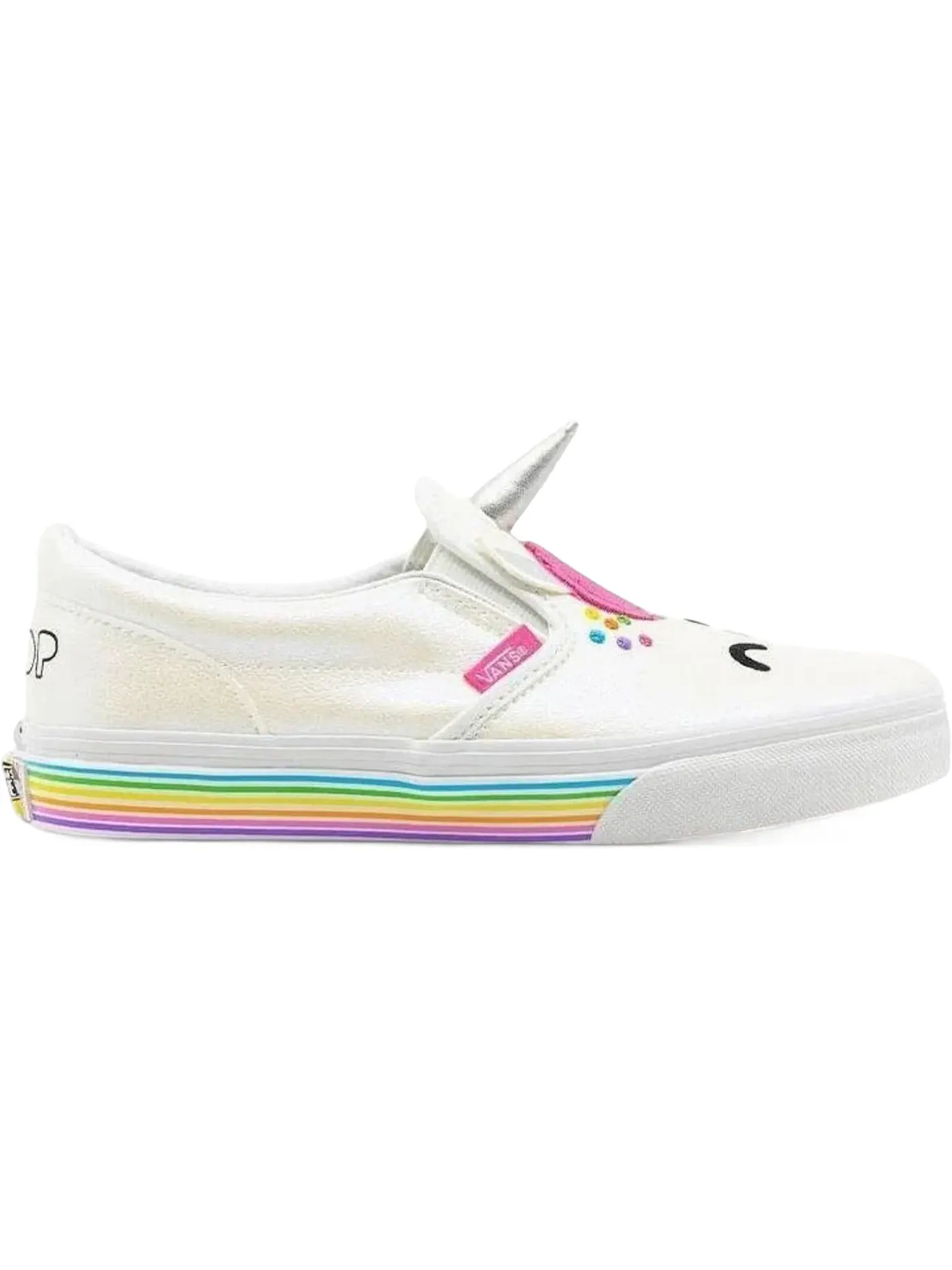 Мужские кеды с принтом Vans Classic Slip-On — изображение 1 из 1, белый мульти