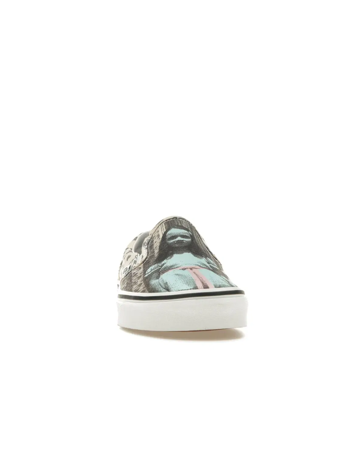 Мужские кеды-слипоны с принтом Vans Classic Slip-On — изображение 2 из 4, хаки/синий