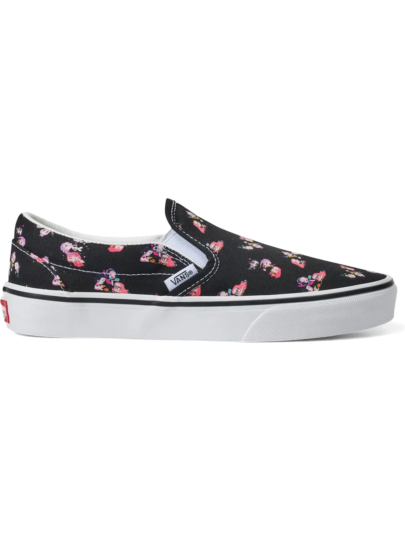 Мужские кеды Lifestyle Vans Classic Slip-On — изображение 1 из 1, черный/белый/мульти