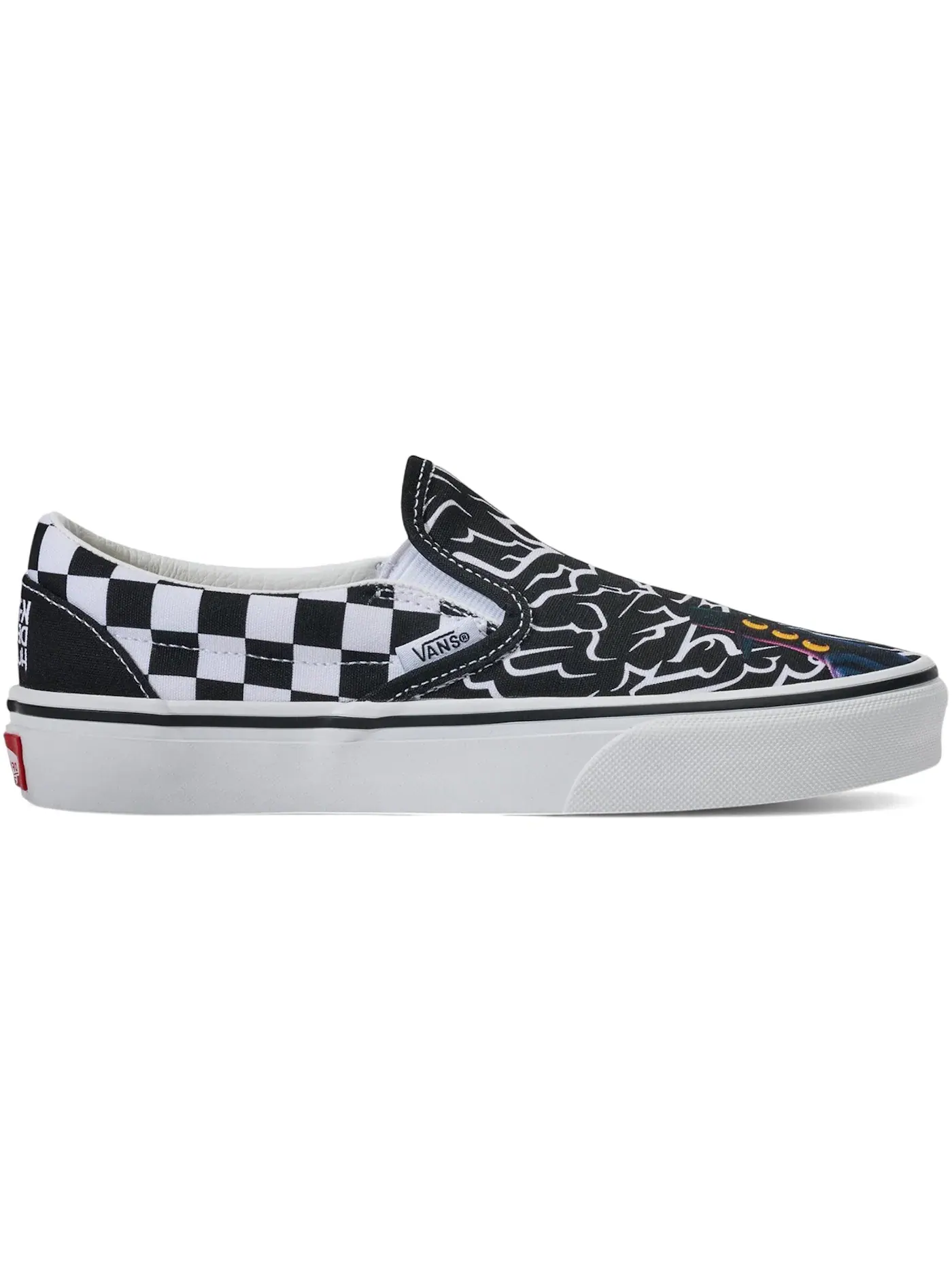 Детские кеды с принтом Vans Classic Slip-On KPop Demon Hunters — изображение 1 из 1, черный/белый/мульти