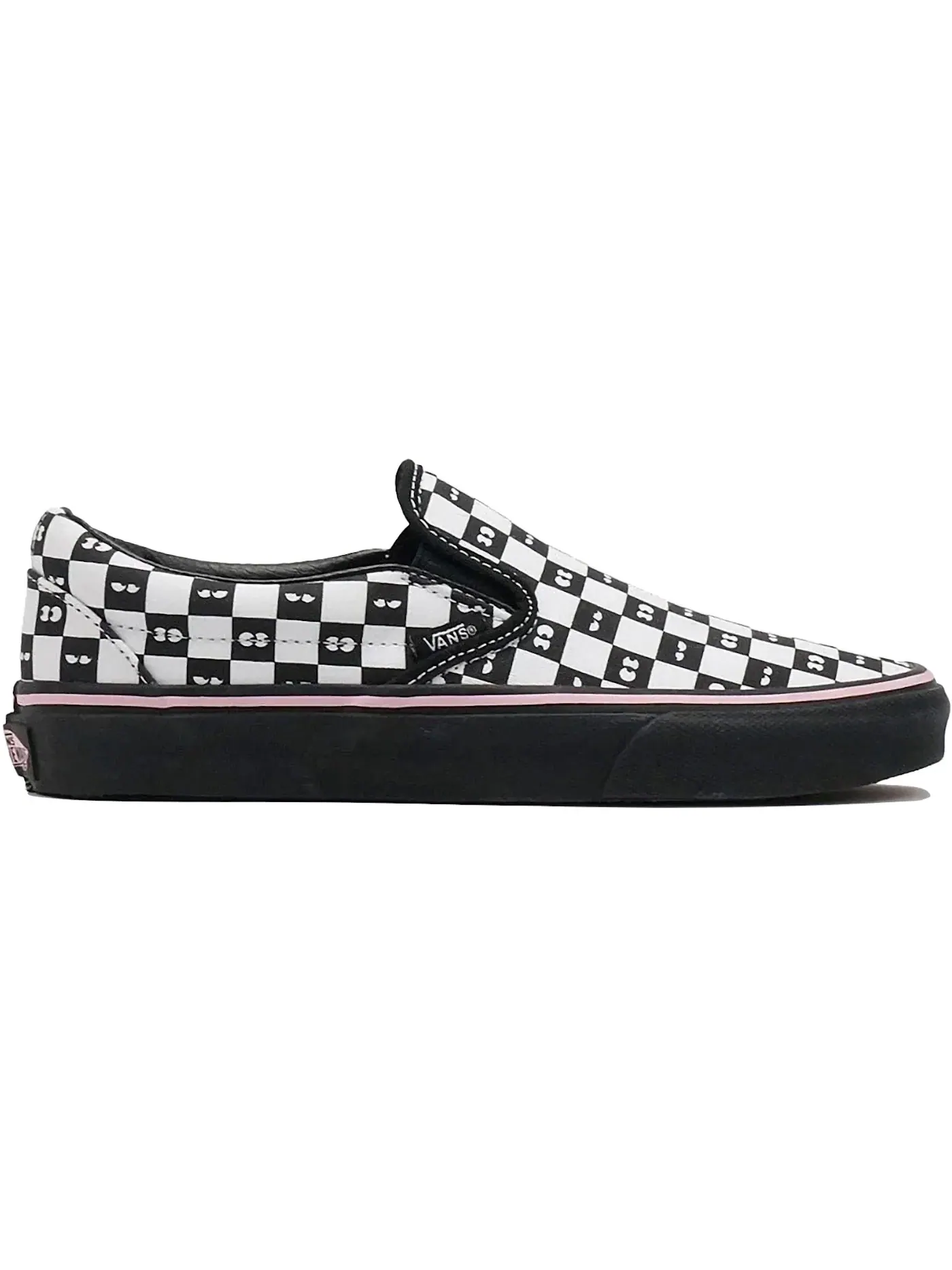Женские кеды Lifestyle с принтом Vans Classic Slip-On Vans — изображение 1 из 1, черный/белый