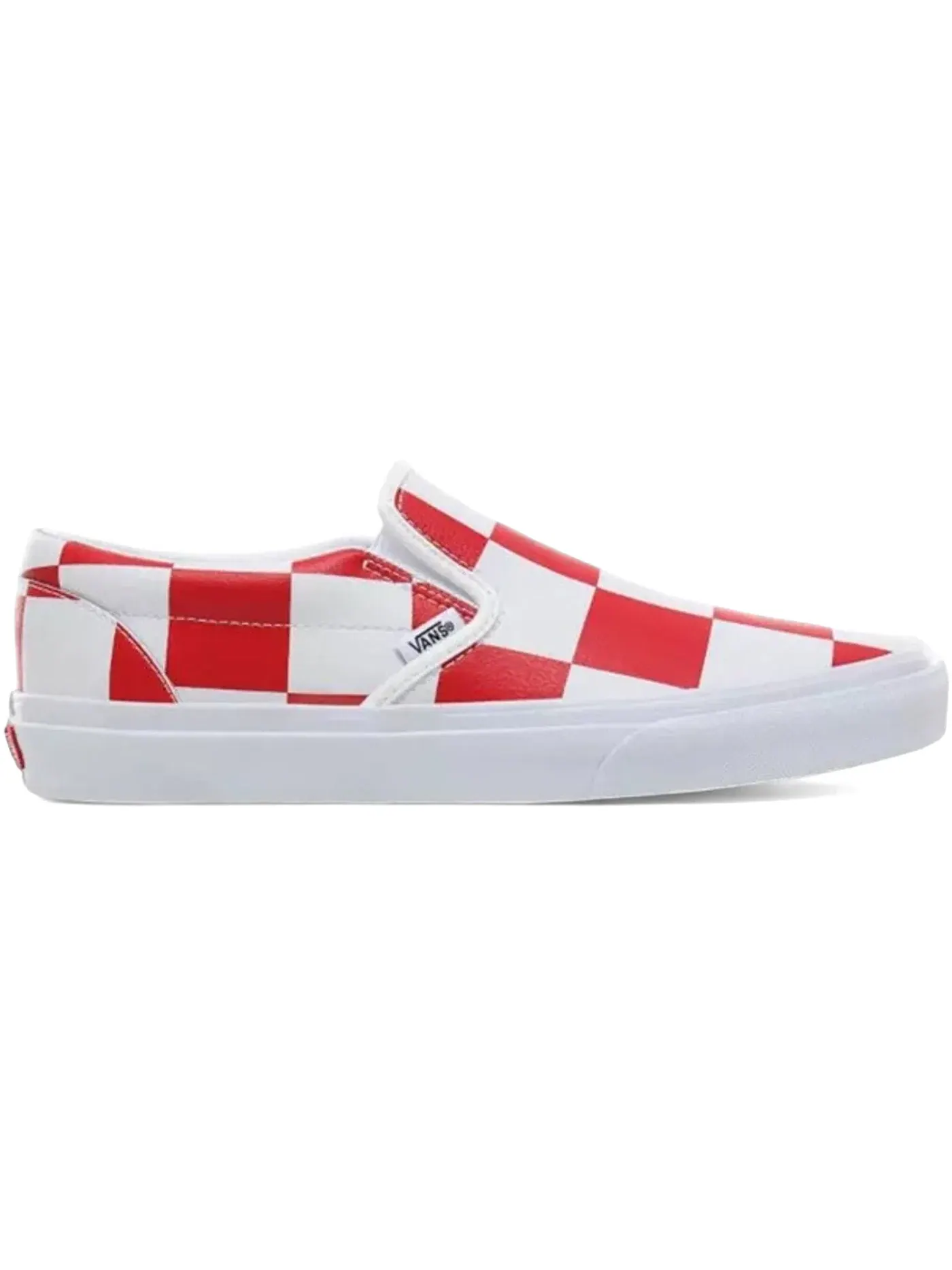 Мужские кеды Lifestyle Vans Classic Slip-On — изображение 1 из 1, белый/красный