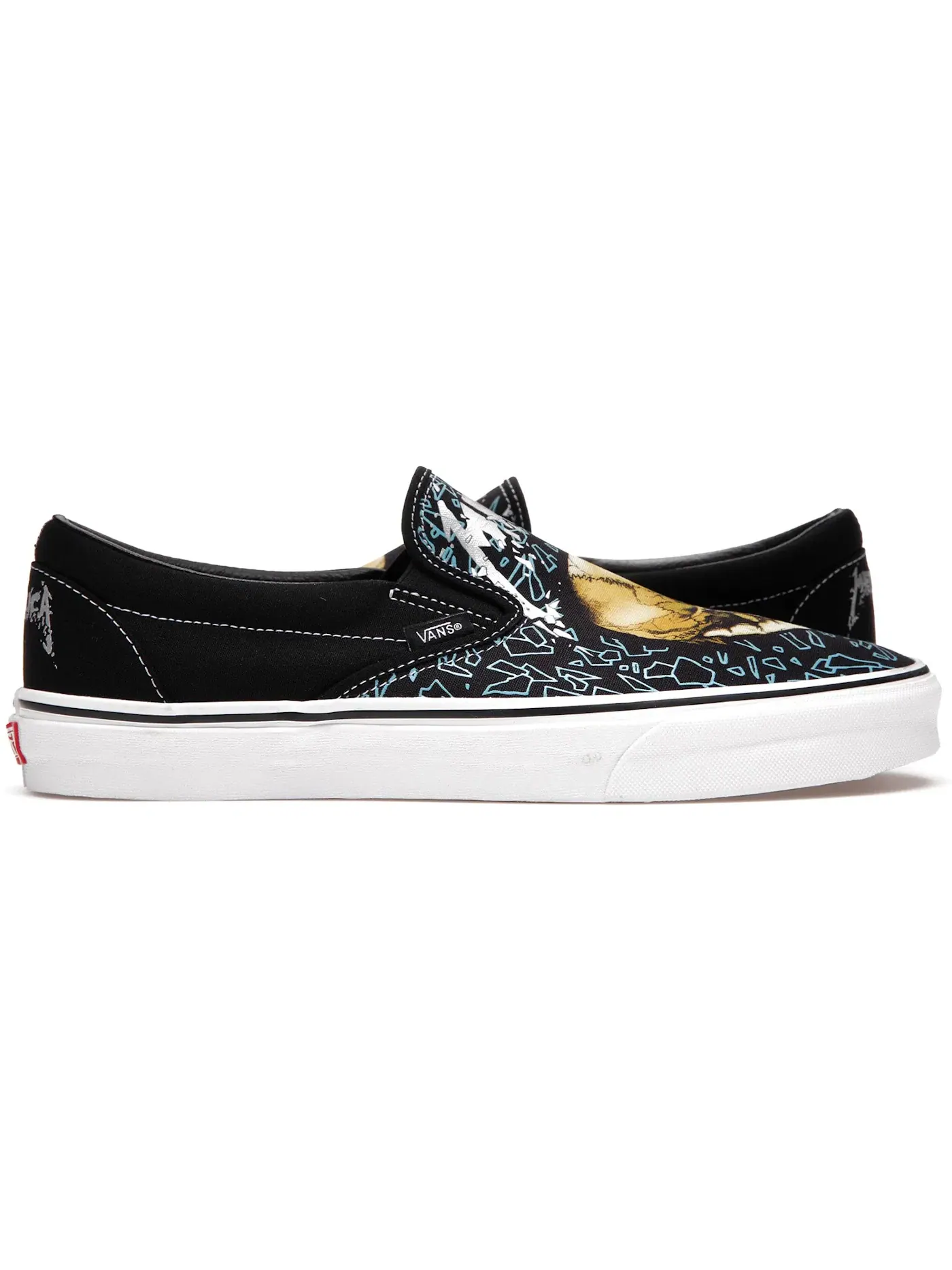 Мужские кеды Lifestyle Vans Classic Slip-On — изображение 1 из 1, черный/белый/мульти