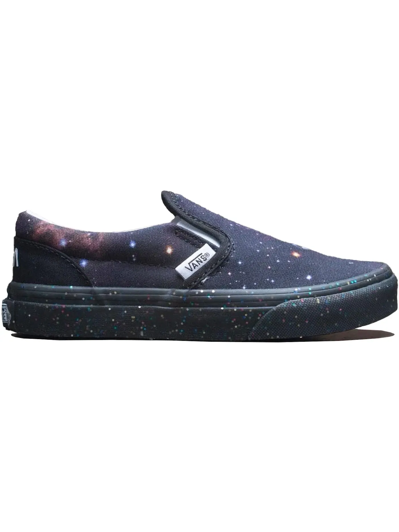 Детские кеды Lifestyle с принтом галактики Vans Classic Slip-On — изображение 1 из 1, черный