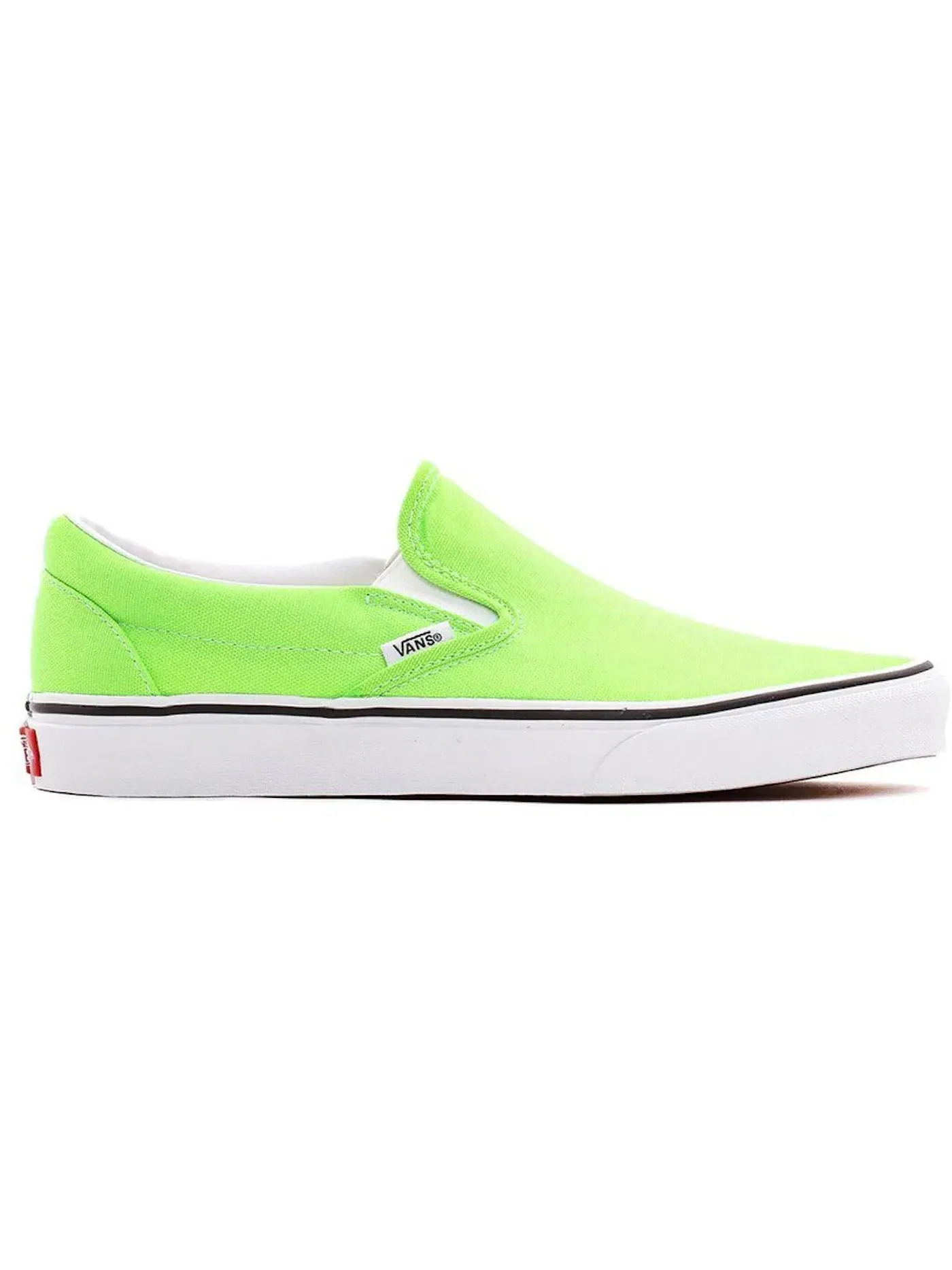 Мужские кеды Lifestyle Vans Classic Slip-On — изображение 1 из 1, зеленый/белый
