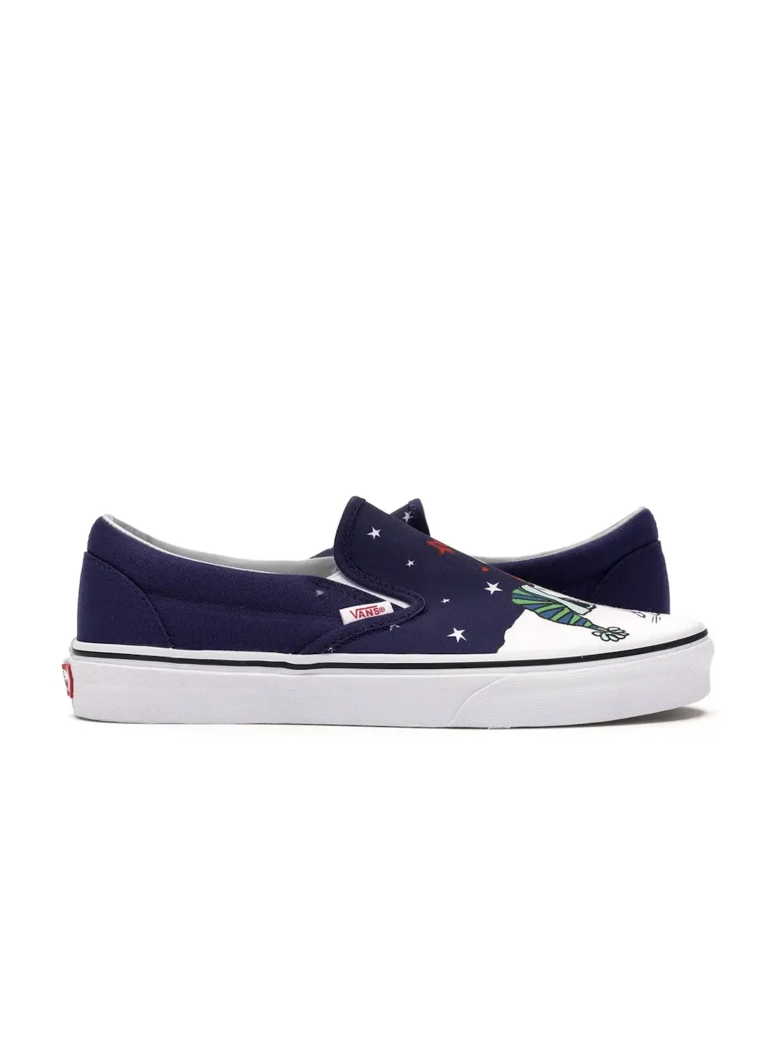 Мужские кеды с принтом Vans Classic Slip-On Peanuts, Charlie/Tree — изображение 1 из 4