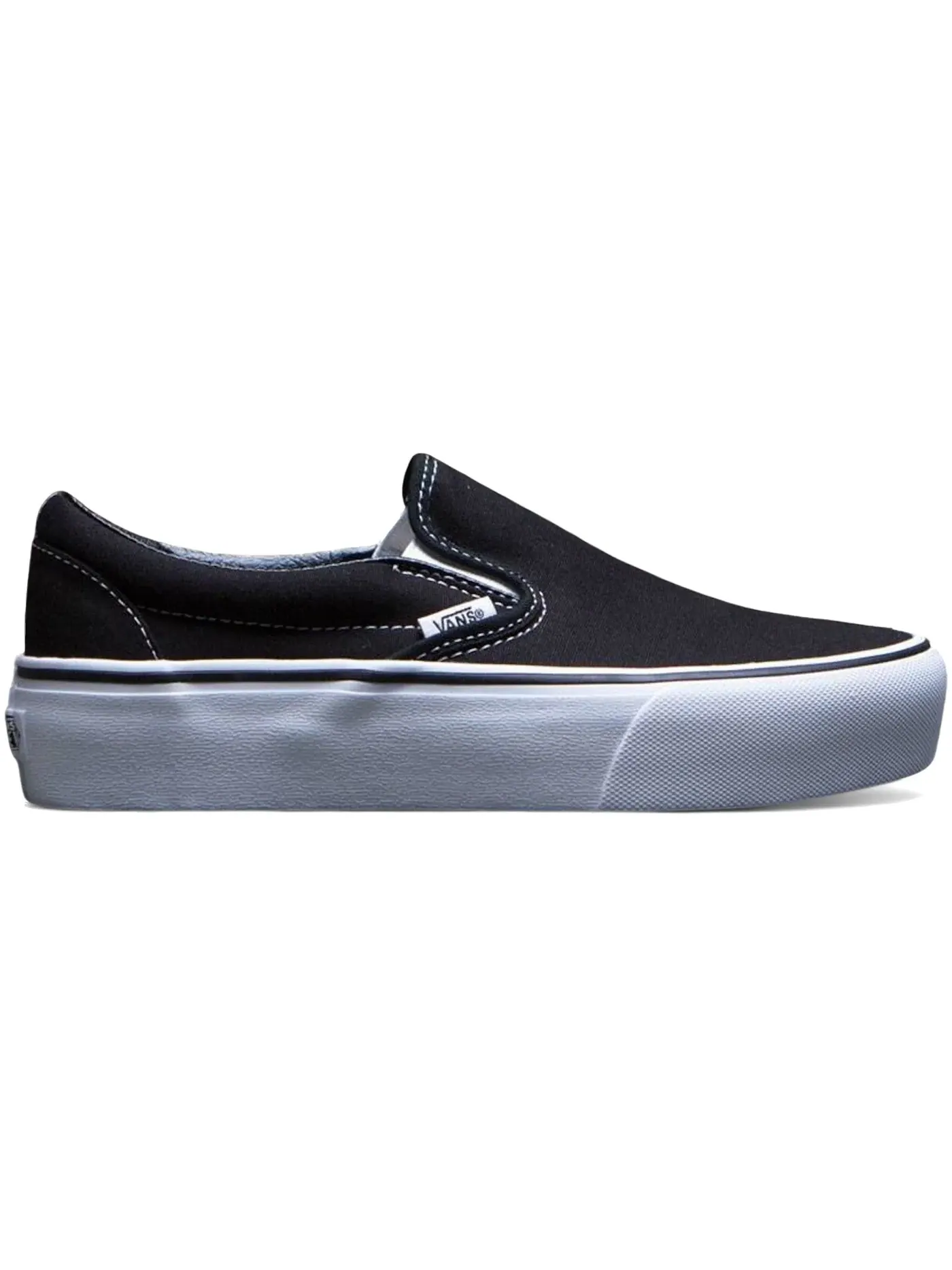 Женские кеды платформа Vans Classic Slip-On Platform — изображение 1 из 1, черный