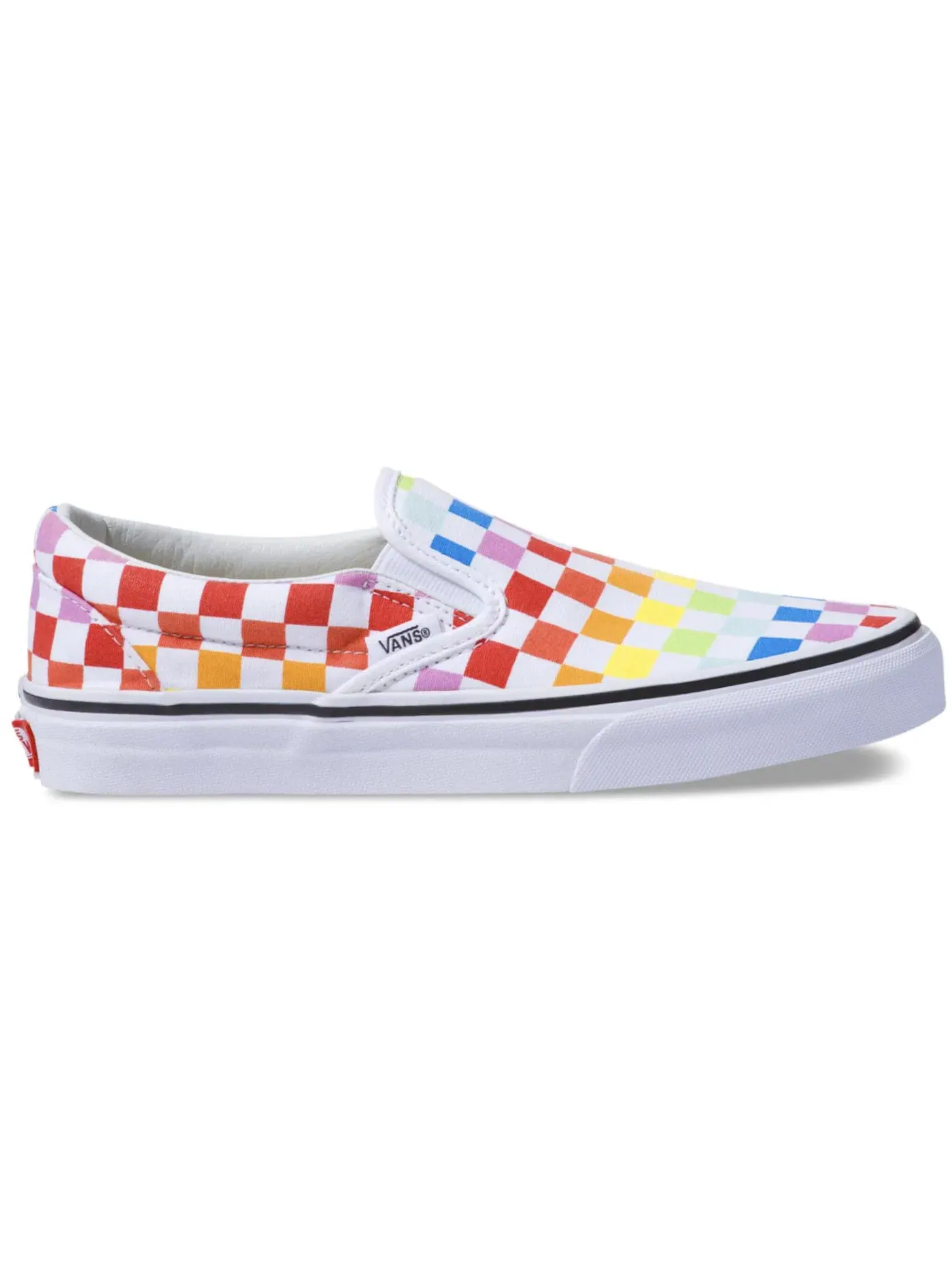 Мужские кеды без шнурков Vans Classic Slip-On — изображение 1 из 1, белый/мульти