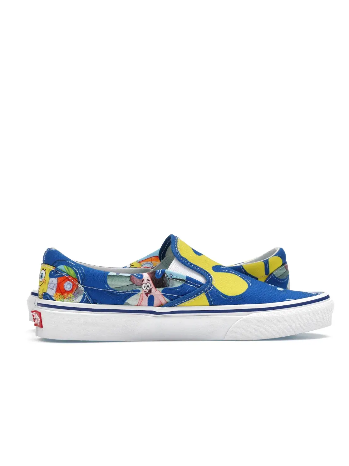 Мужские кеды Lifestyle Vans Classic Slip-On SpongeBob SquarePants Aloha — изображение 3 из 4, синий/мульти