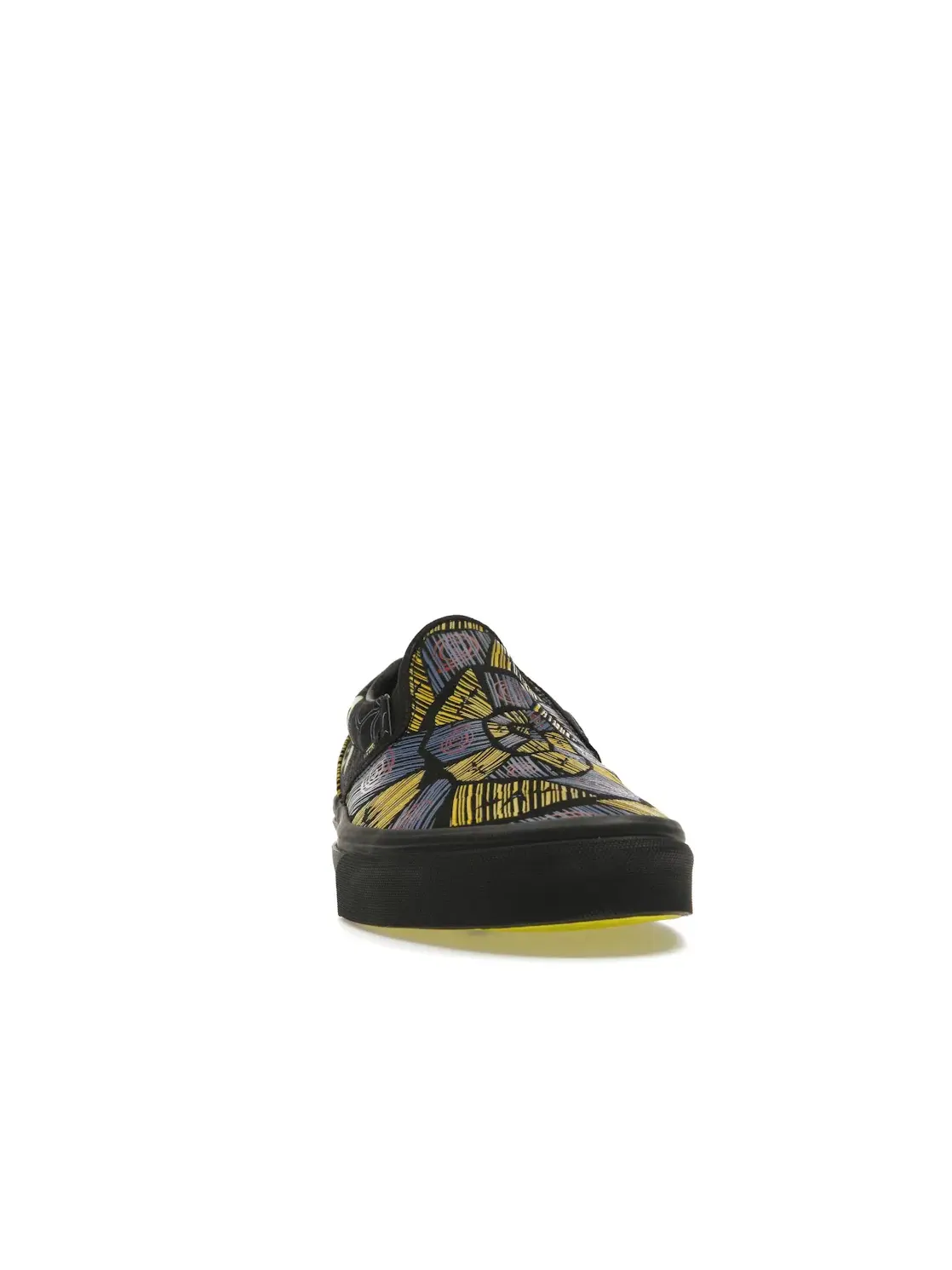 Мужские кеды Lifestyle с принтом Oogie Boogie Vans Classic Slip-On — изображение 2 из 4, черный/мульти