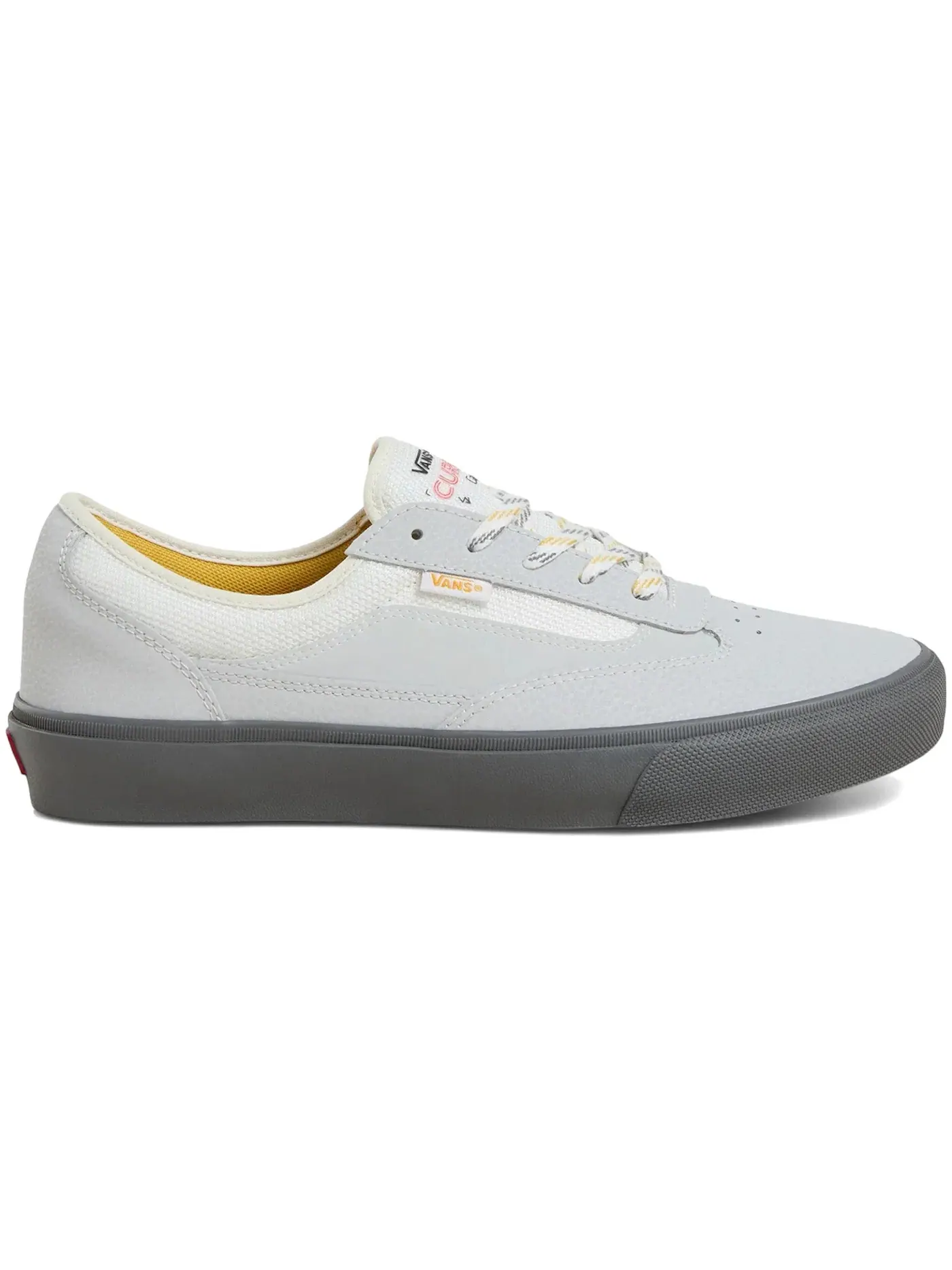 Мужские повседневные кроссовки Vans Curren — изображение 1 из 1, серый/желтый