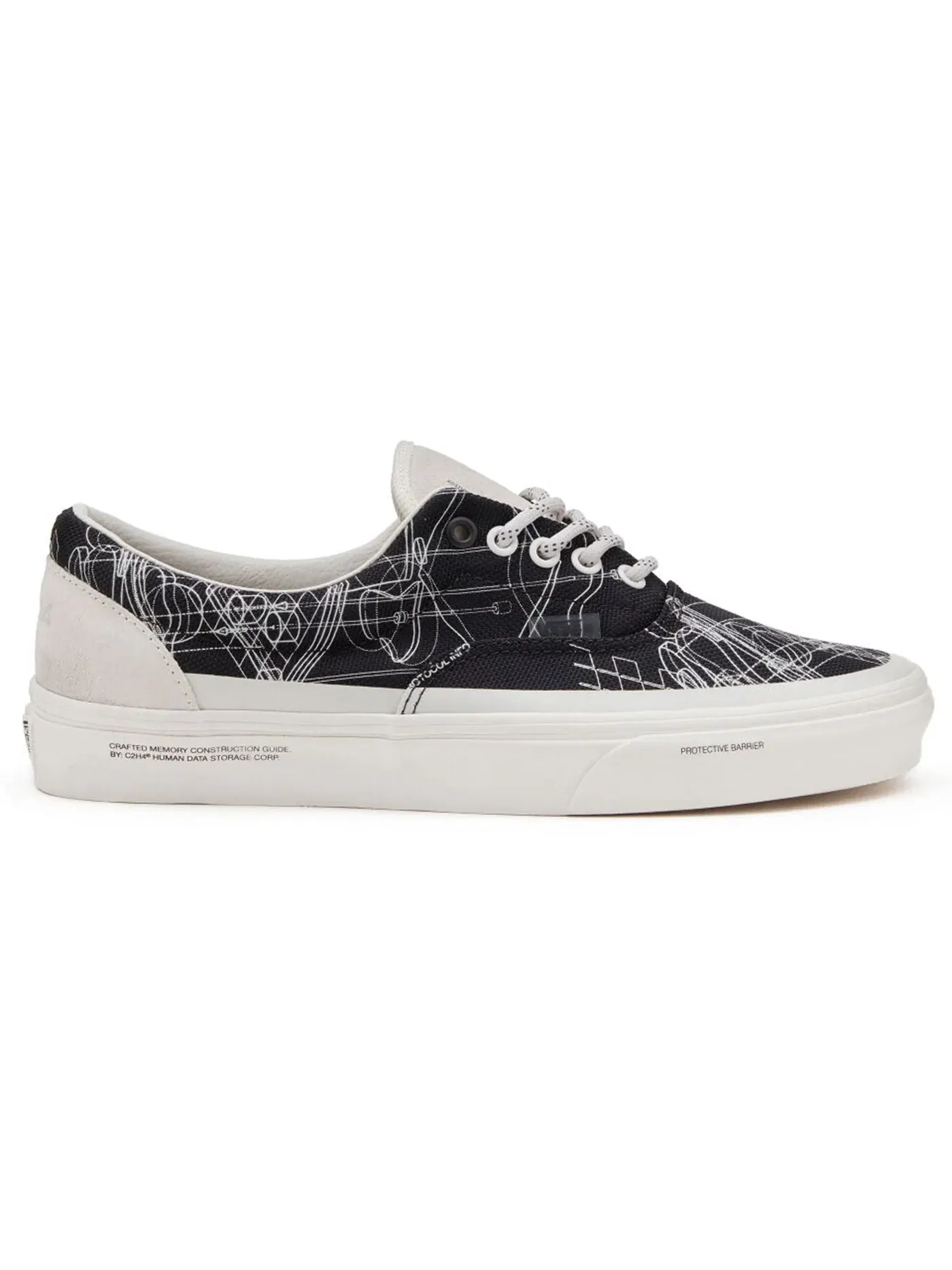 Мужские кроссовки для повседневной носки Vans Era — изображение 1 из 1, черный/белый