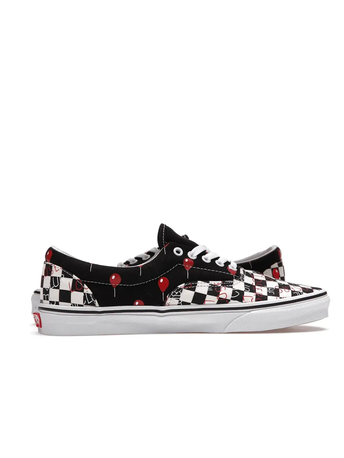 Мужские кеды с принтом Vans Era Vans — изображение 3 из 4, черный/белый/красный