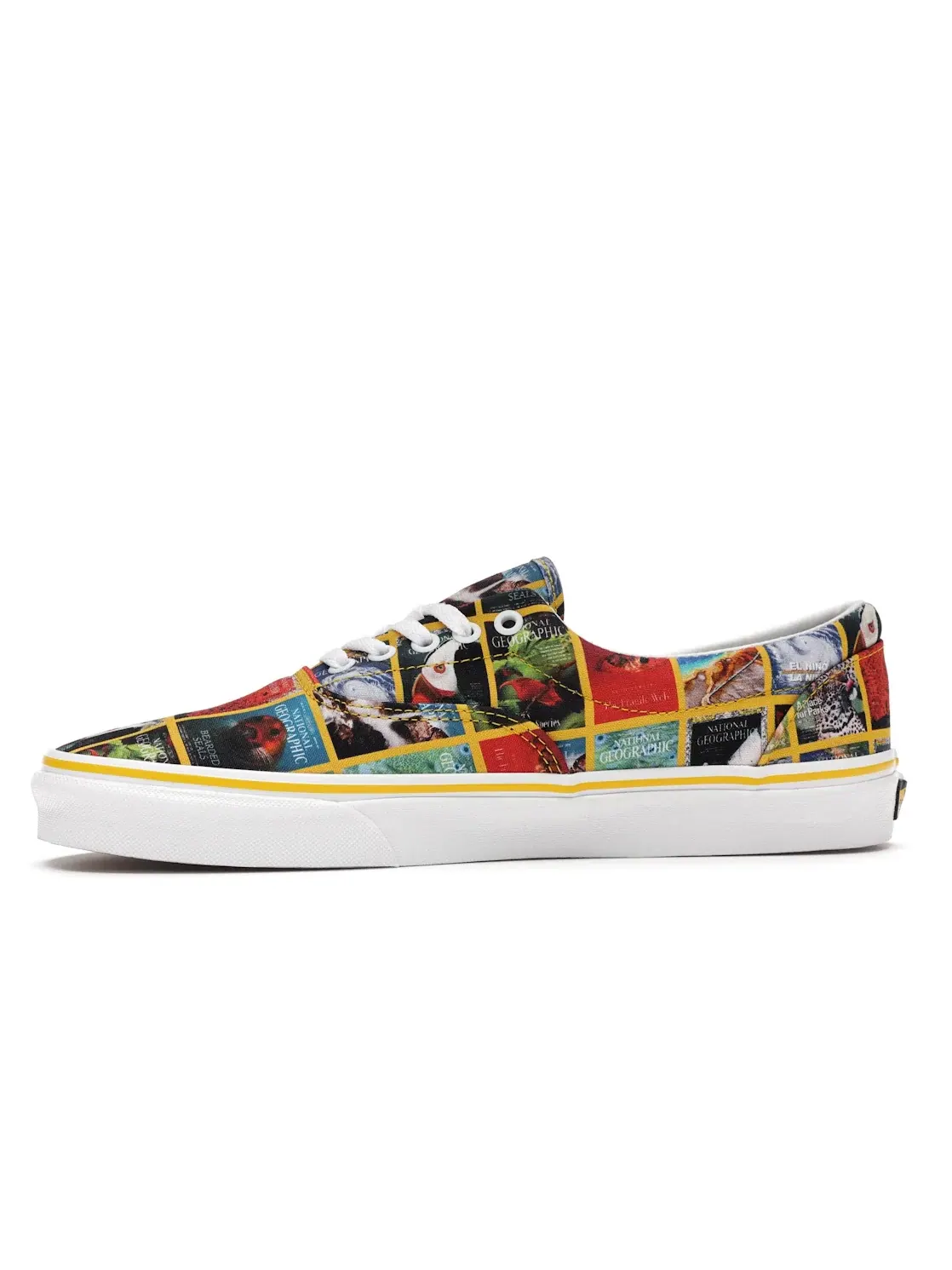 Мужские кроссовки Lifestyle Vans Era Vans — изображение 3 из 4, мульти/белый-желтый