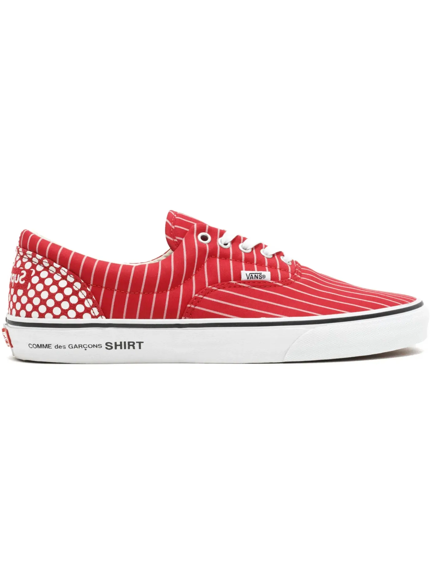 Мужские кеды Lifestyle Vans Era Supreme x CDG Harold Hunter — изображение 1 из 1, красный белый