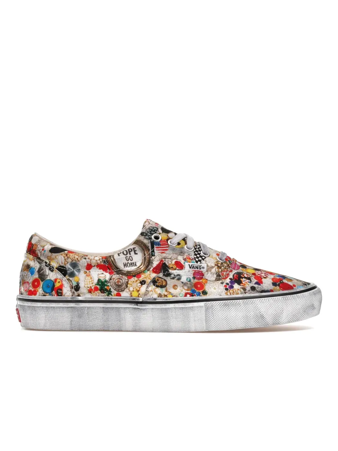 Мужские кроссовки Lifestyle Vans Era White/Multi-Color — изображение 1 из 4