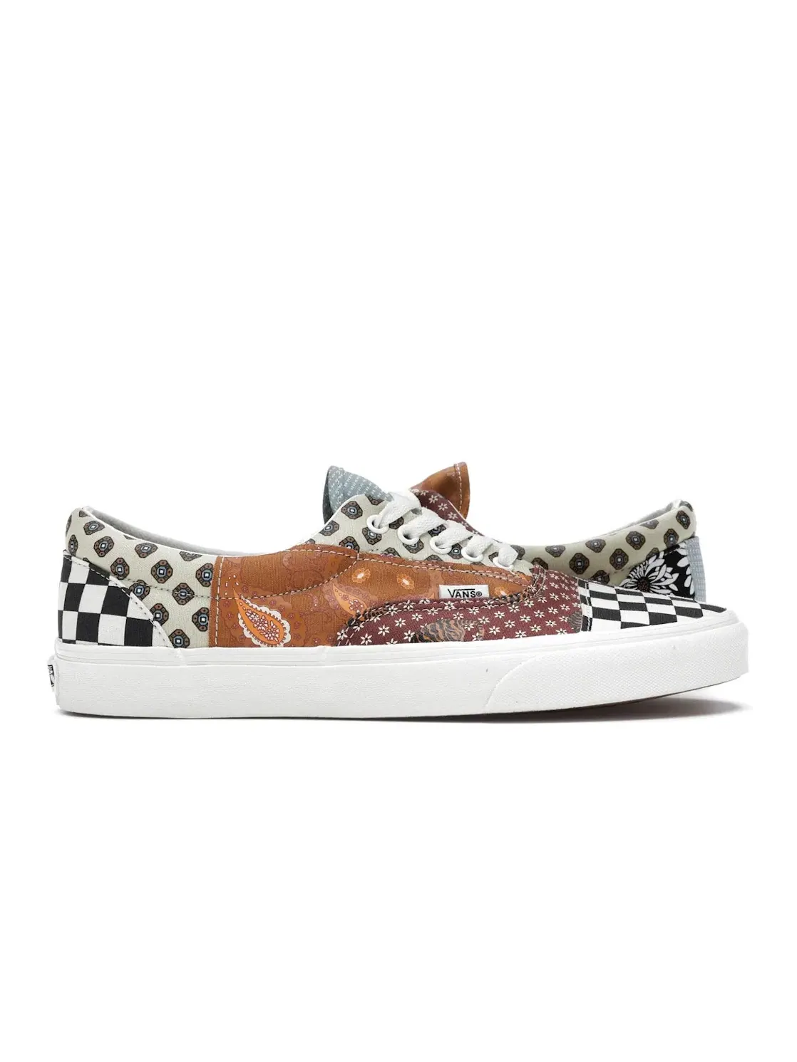 Мужские кеды с патчворк-дизайном Vans Era — изображение 1 из 4, черный/белый