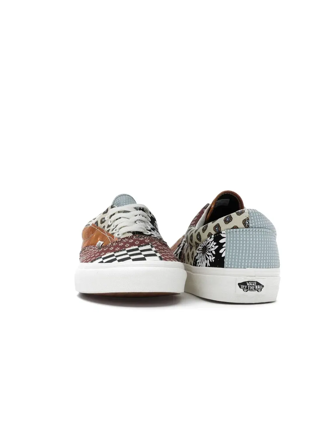 Мужские кеды с патчворк-дизайном Vans Era — изображение 2 из 4, черный/белый