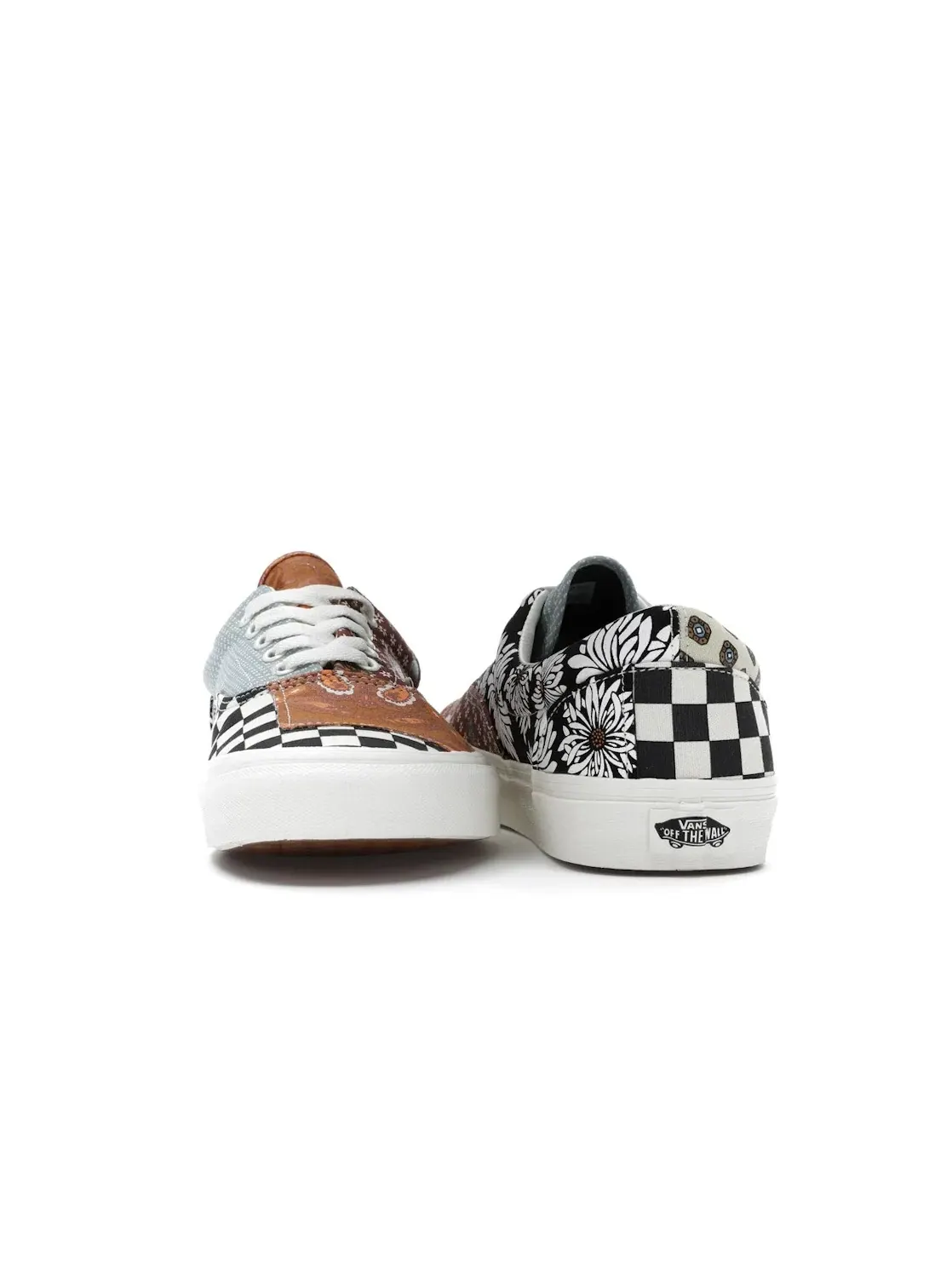 Мужские кеды с патчворк-дизайном Vans Era — изображение 4 из 4, черный/белый