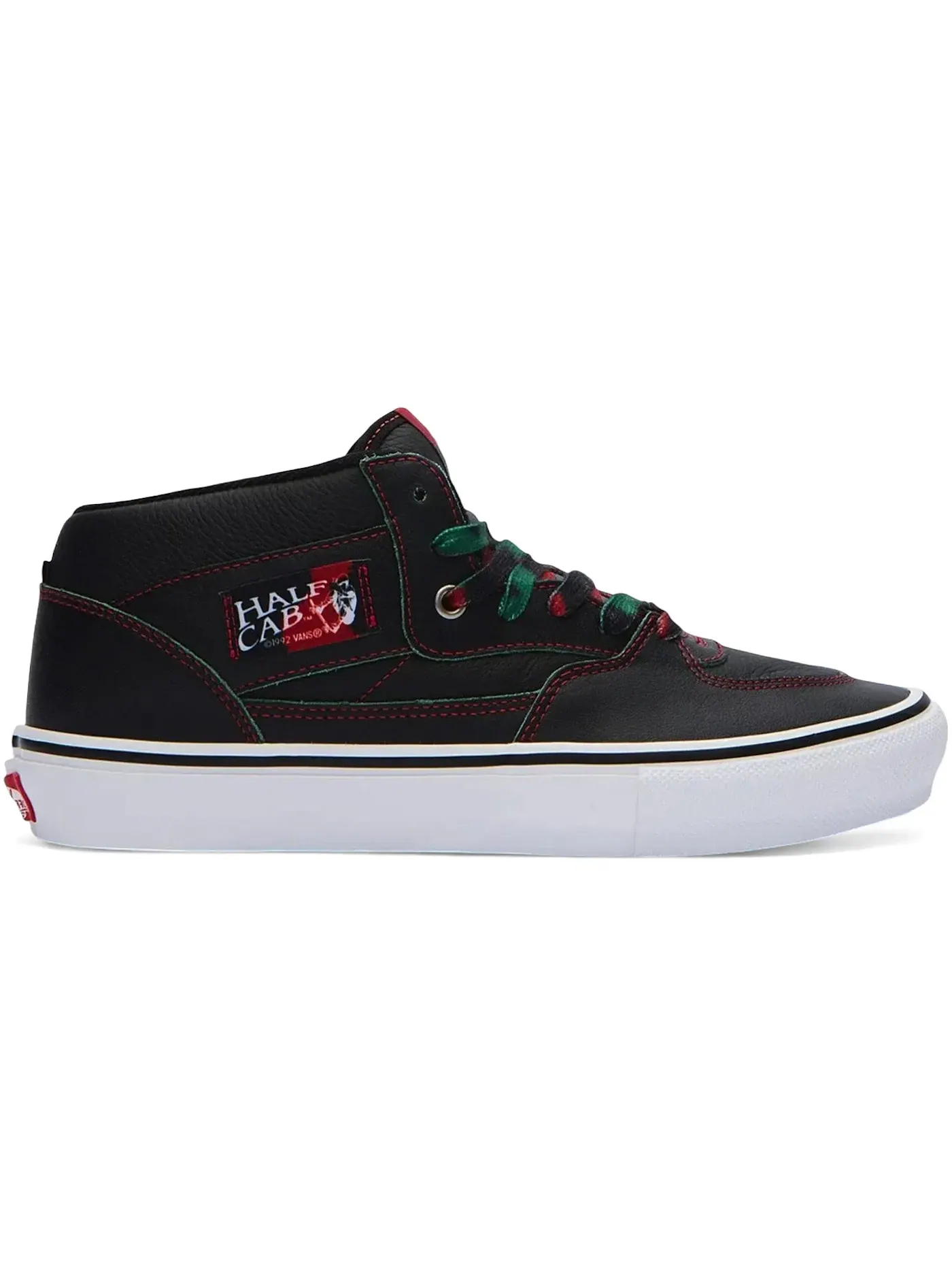 Мужские кроссовки Lifestyle с принтом Vans Half Cab Vans — изображение 1 из 1, красный/зеленый/черный