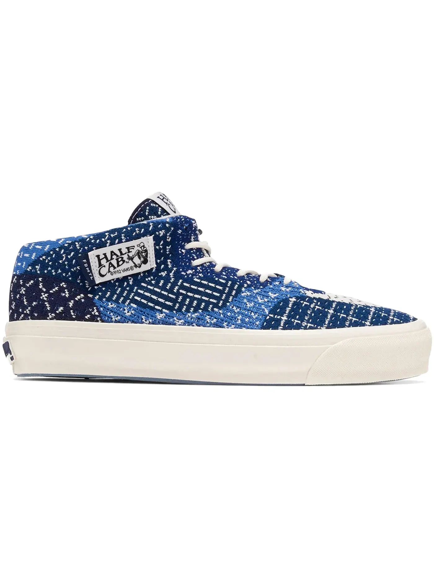 Мужские кроссовки с джинсовым верхом Vans Half Cab Reissue 33 EK FDMTL — изображение 1 из 1, синий