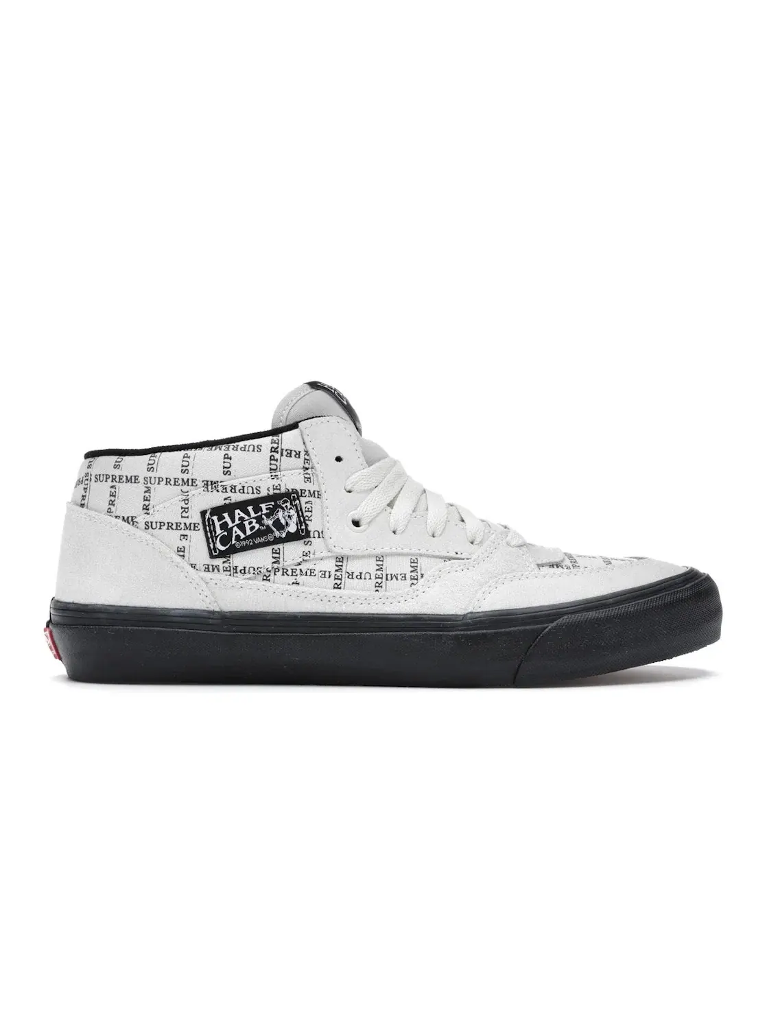 Мужские кроссовки Lifestyle Vans Half Cab — изображение 1 из 4, белый/черный