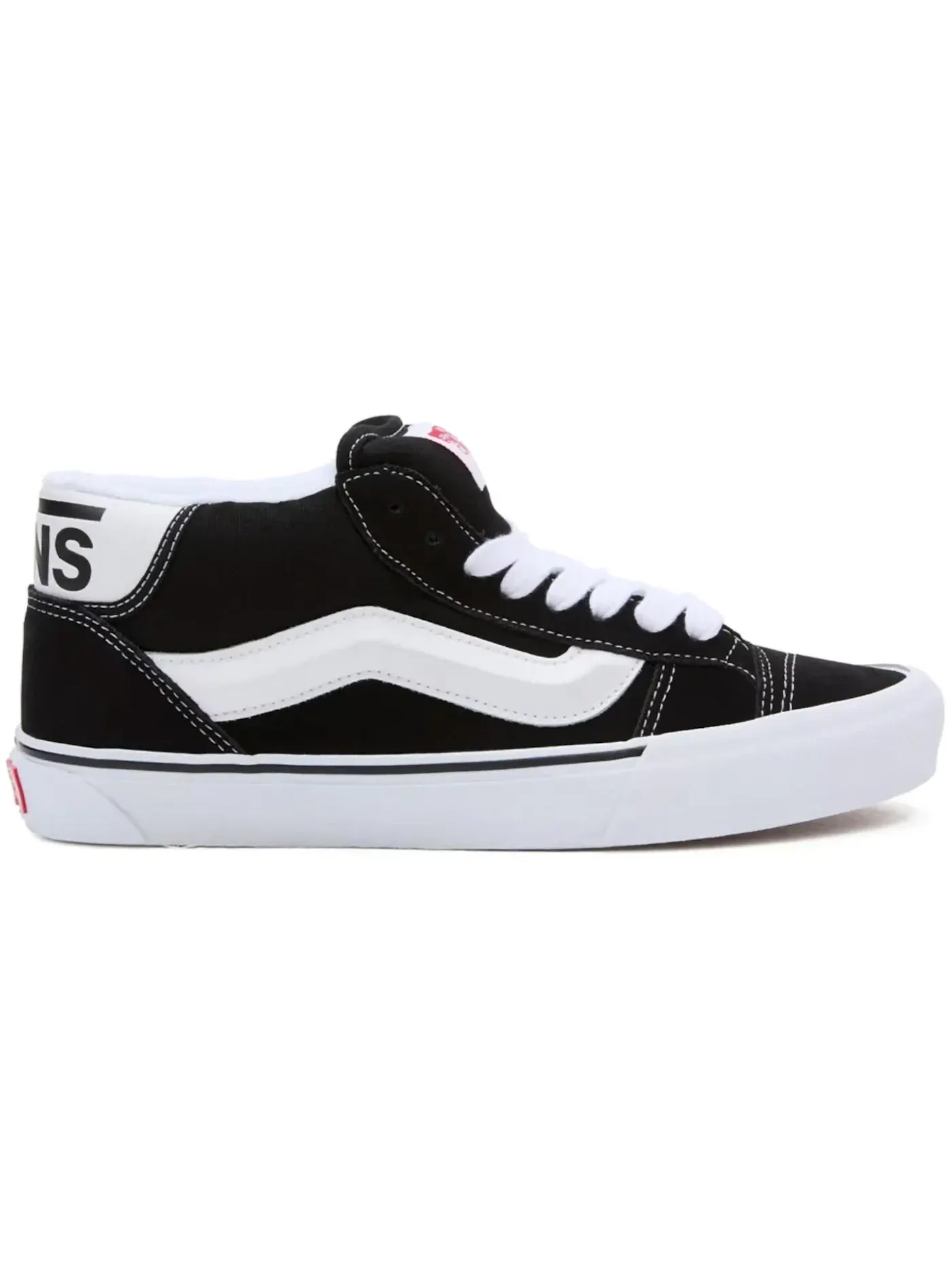 Мужские кроссовки с высоким верхом Vans Knu Mid — изображение 1 из 1, черный/белый