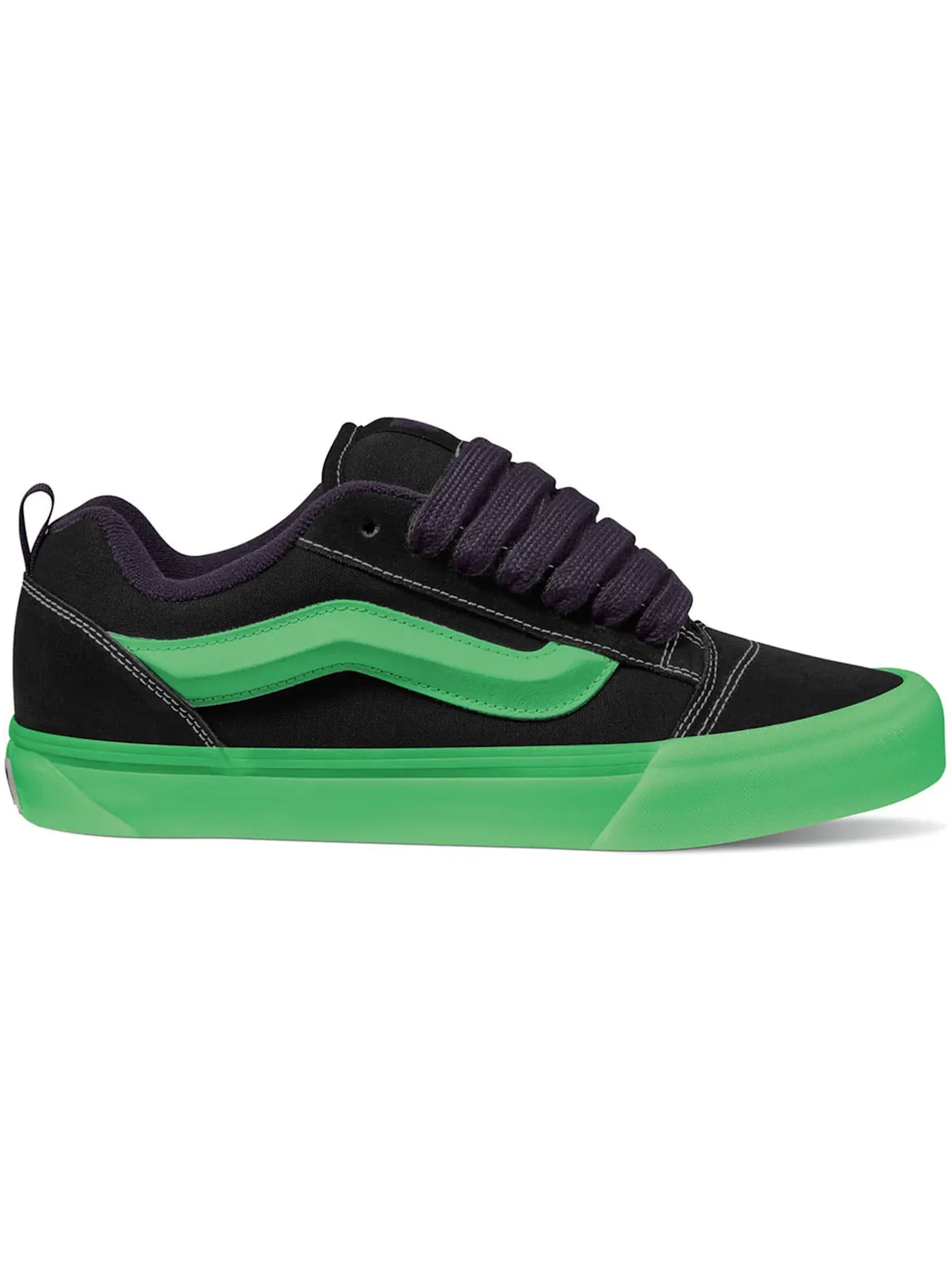 Мужские кеды с принтом Vans Knu Skool — изображение 2 из 2, черный фиолетовый