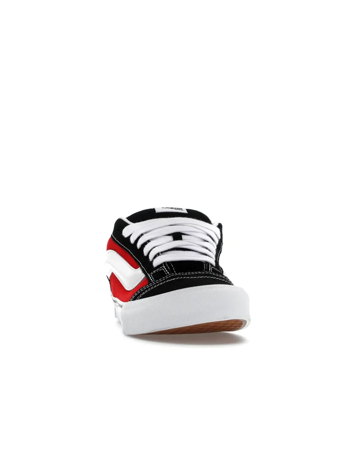 Мужские кроссовки с черно-белым принтом Vans Knu Skool Vans — изображение 2 из 4, красный/белый