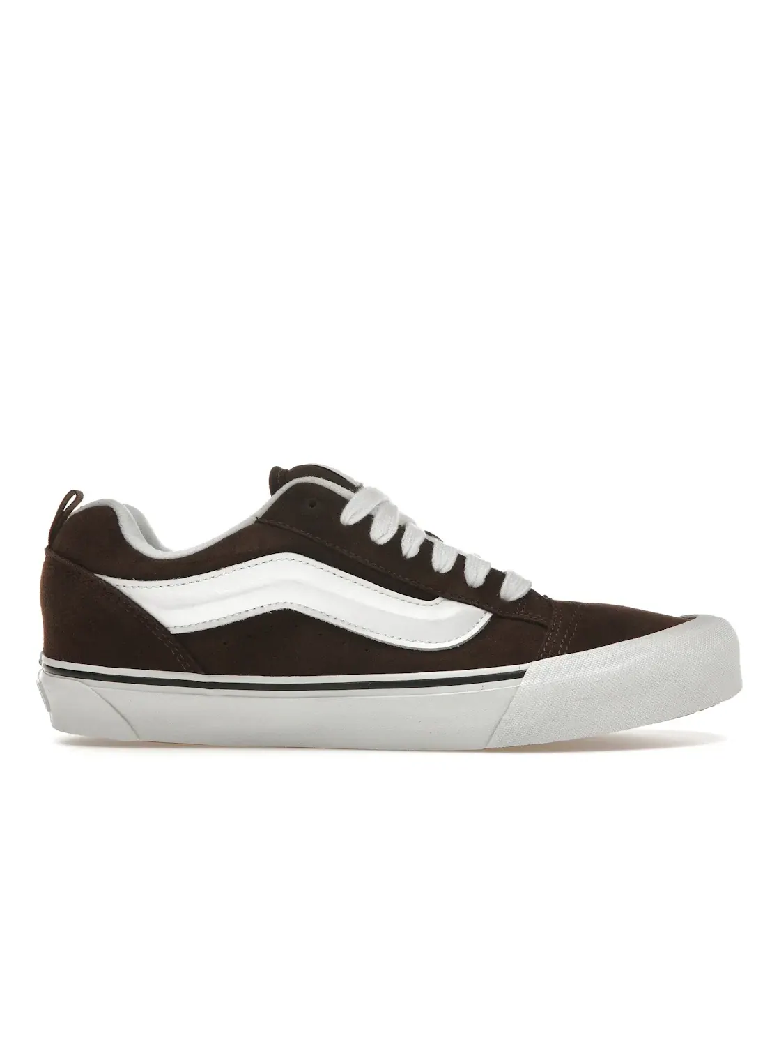 Мужские кроссовки на шнуровке Vans Knu Skool — изображение 1 из 4, коричневый/белый