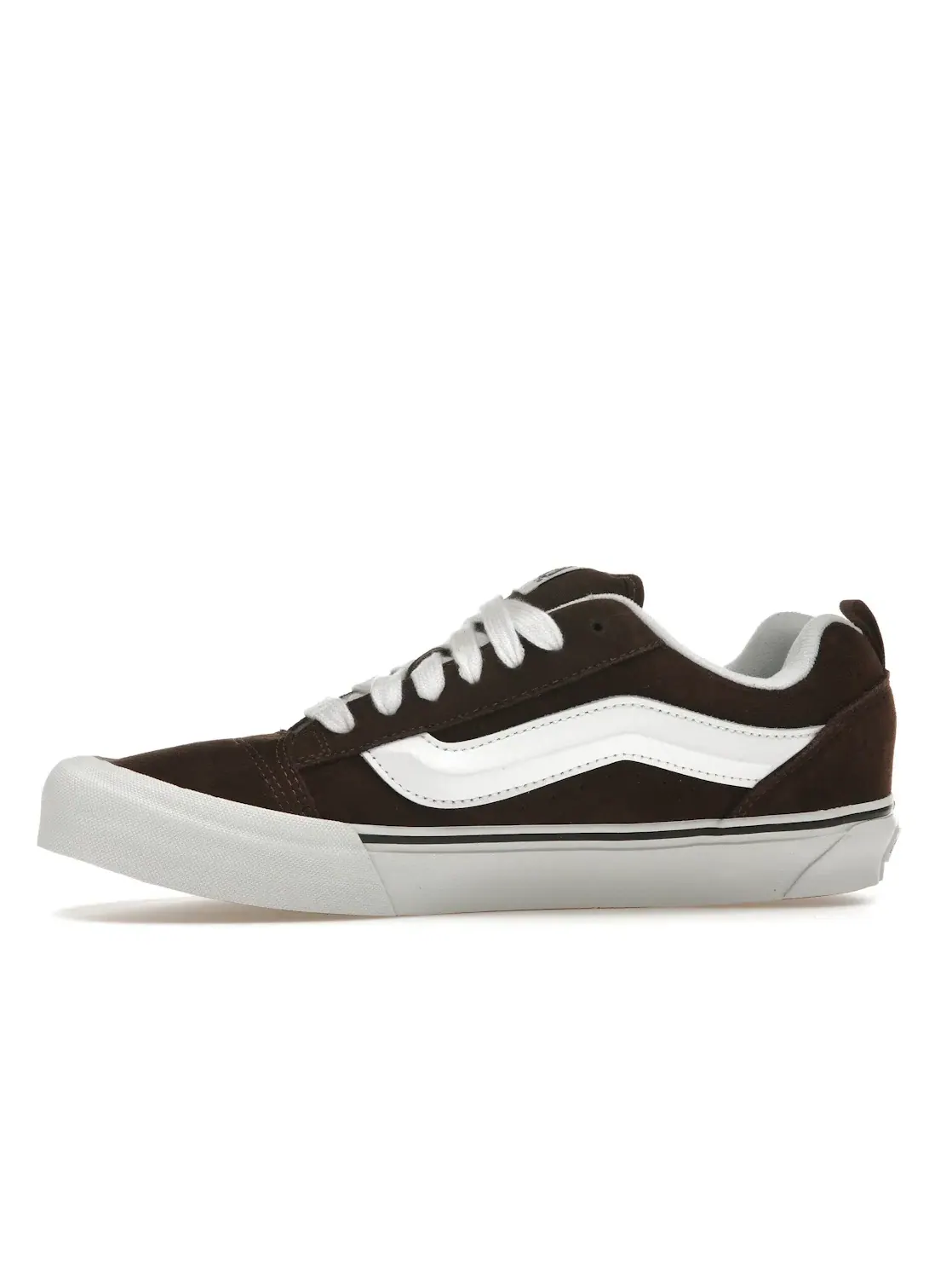 Мужские кроссовки на шнуровке Vans Knu Skool — изображение 3 из 4, коричневый/белый