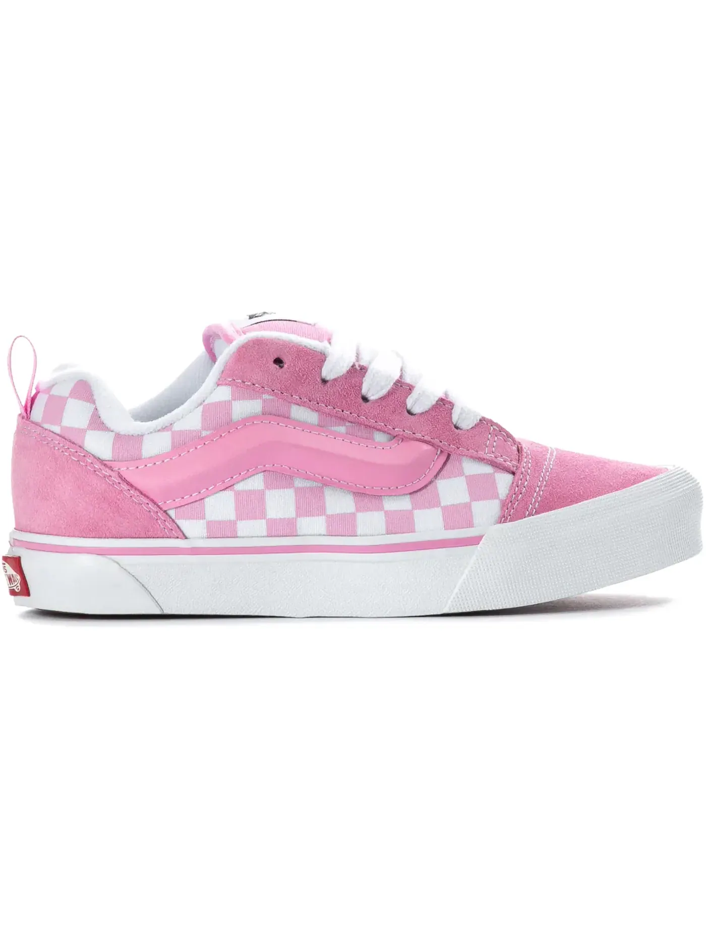 Детские кеды с принтом Vans Knu Skool — изображение 1 из 1, розовый/белый