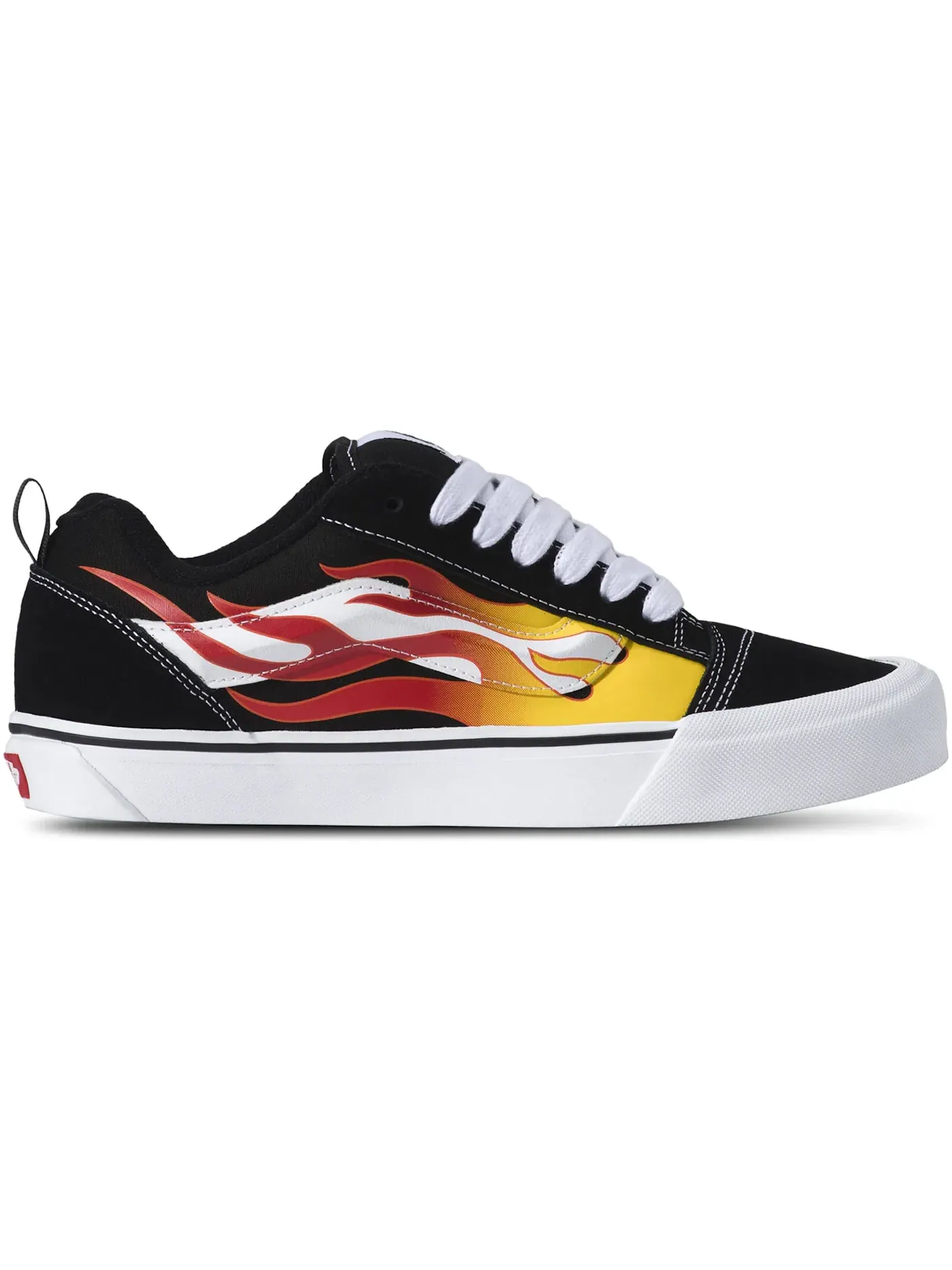 Мужские кроссовки Lifestyle Vans Knu Skool — изображение 1 из 1, черный/красный/белый