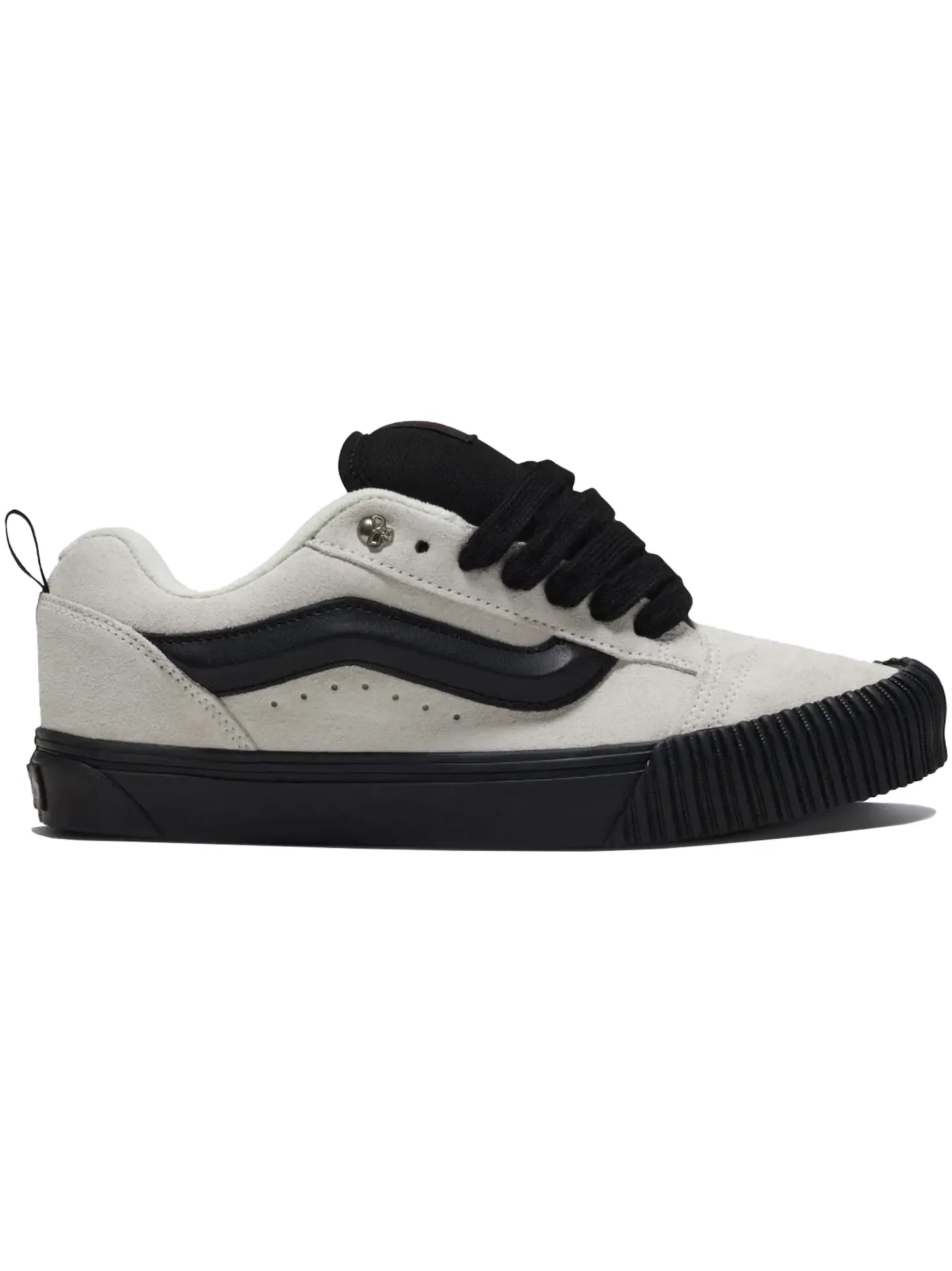 Мужские кроссовки с объемным силуэтом Vans Knu Skool — изображение 1 из 1, белый/черный