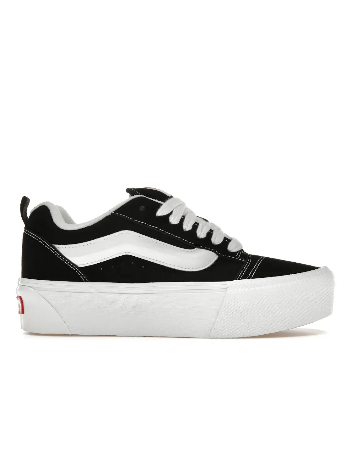 Женские кроссовки на платформе Vans Knu Stack — изображение 1 из 4, черный/белый