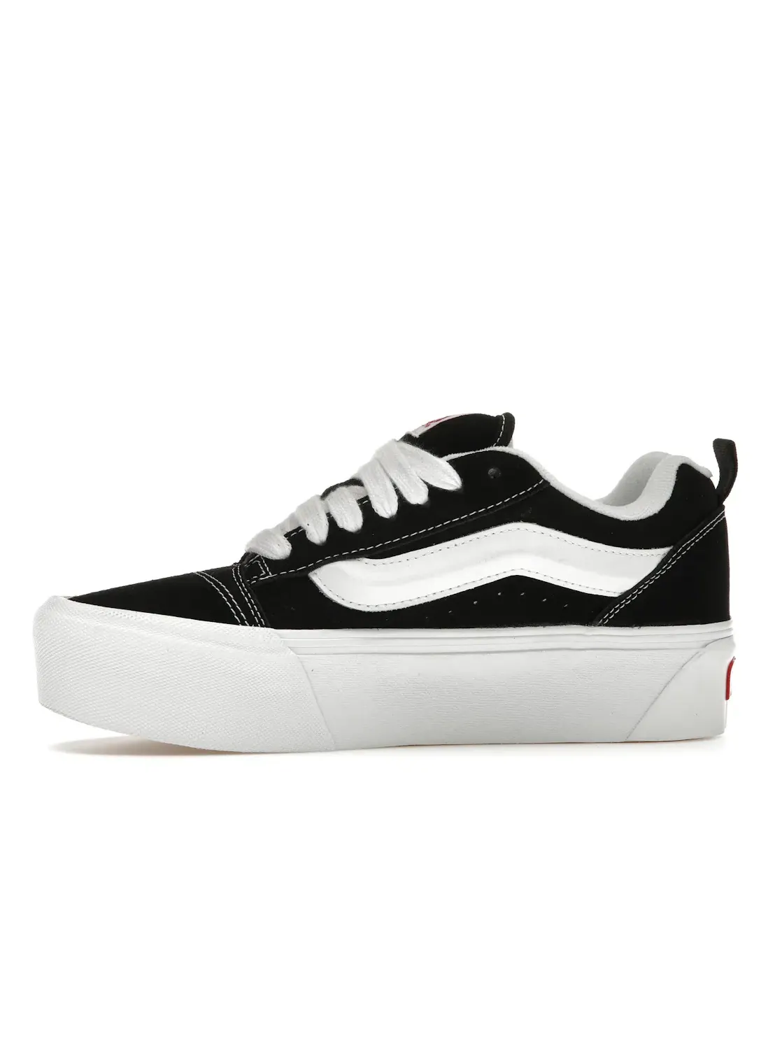 Женские кроссовки на платформе Vans Knu Stack — изображение 3 из 4, черный/белый