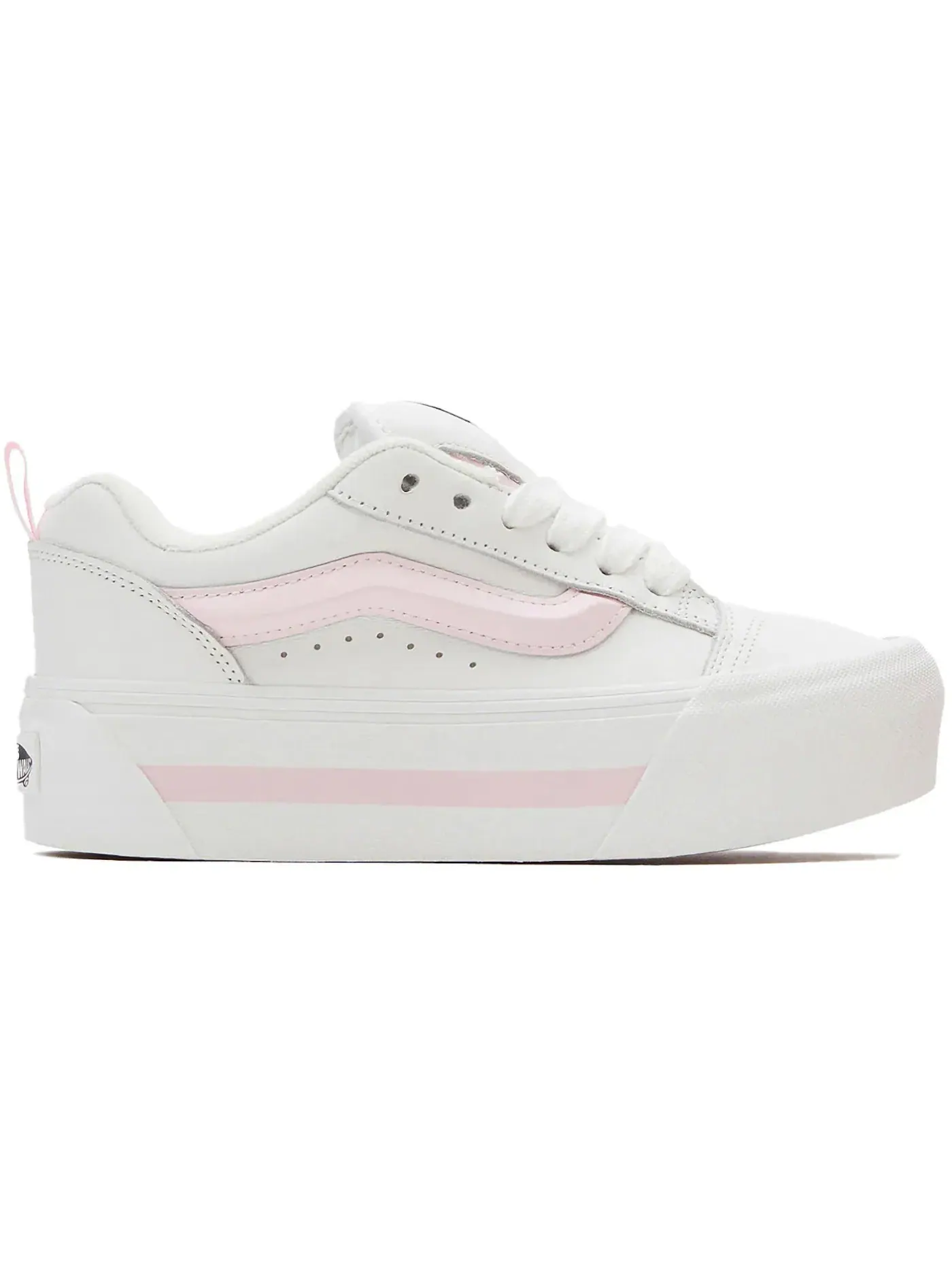 Мужские кроссовки Lifestyle Knu Stack Vans — изображение 1 из 1, белый/розовый