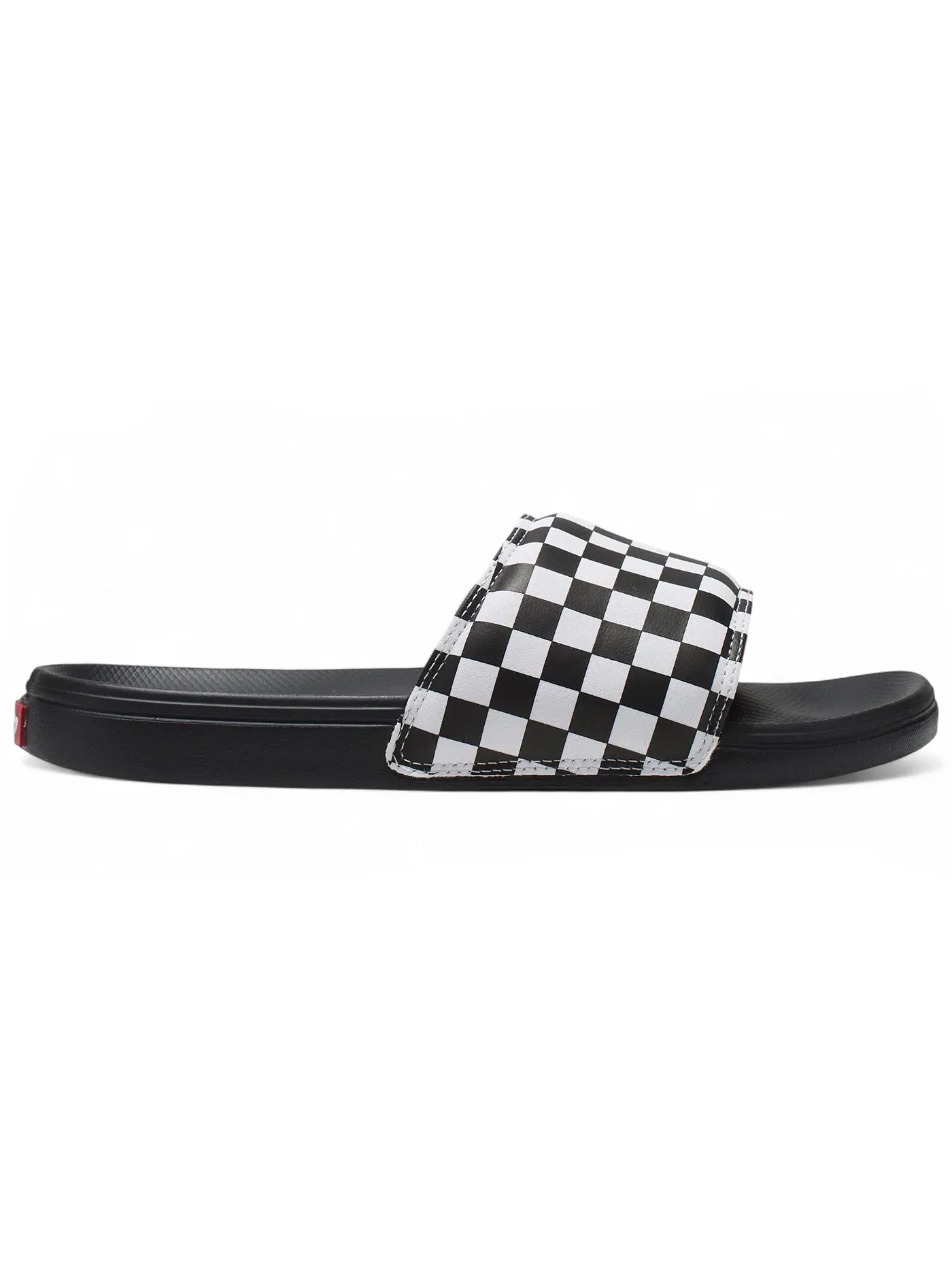 Мужские сандалии-слайды с принтом Vans La Costa Slide — изображение 1 из 1, белый/черный