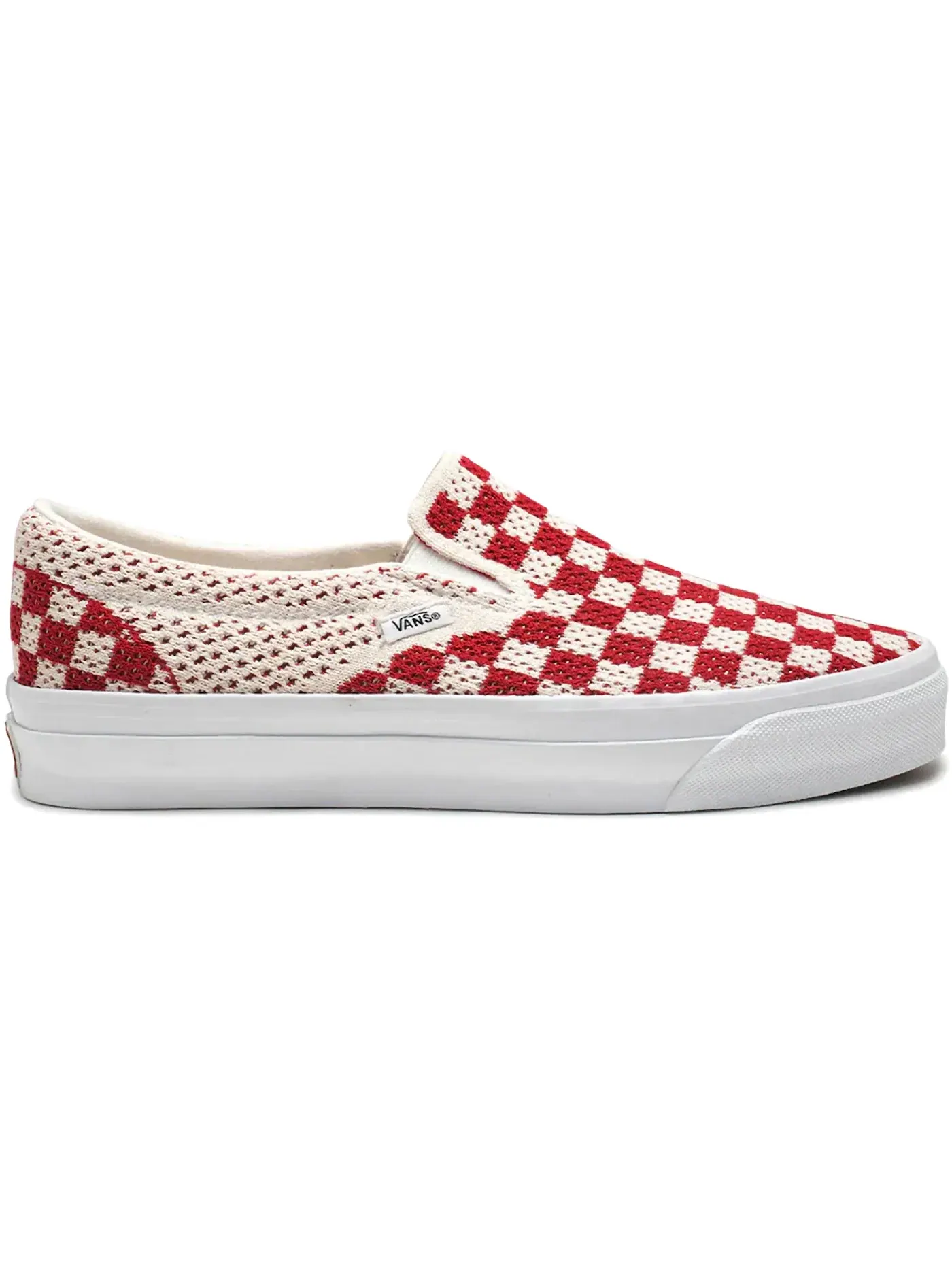 Мужские кеды Lifestyle с принтом Vans LX Classic Slip-On 98 EK Checkerboard — изображение 1 из 1, красный