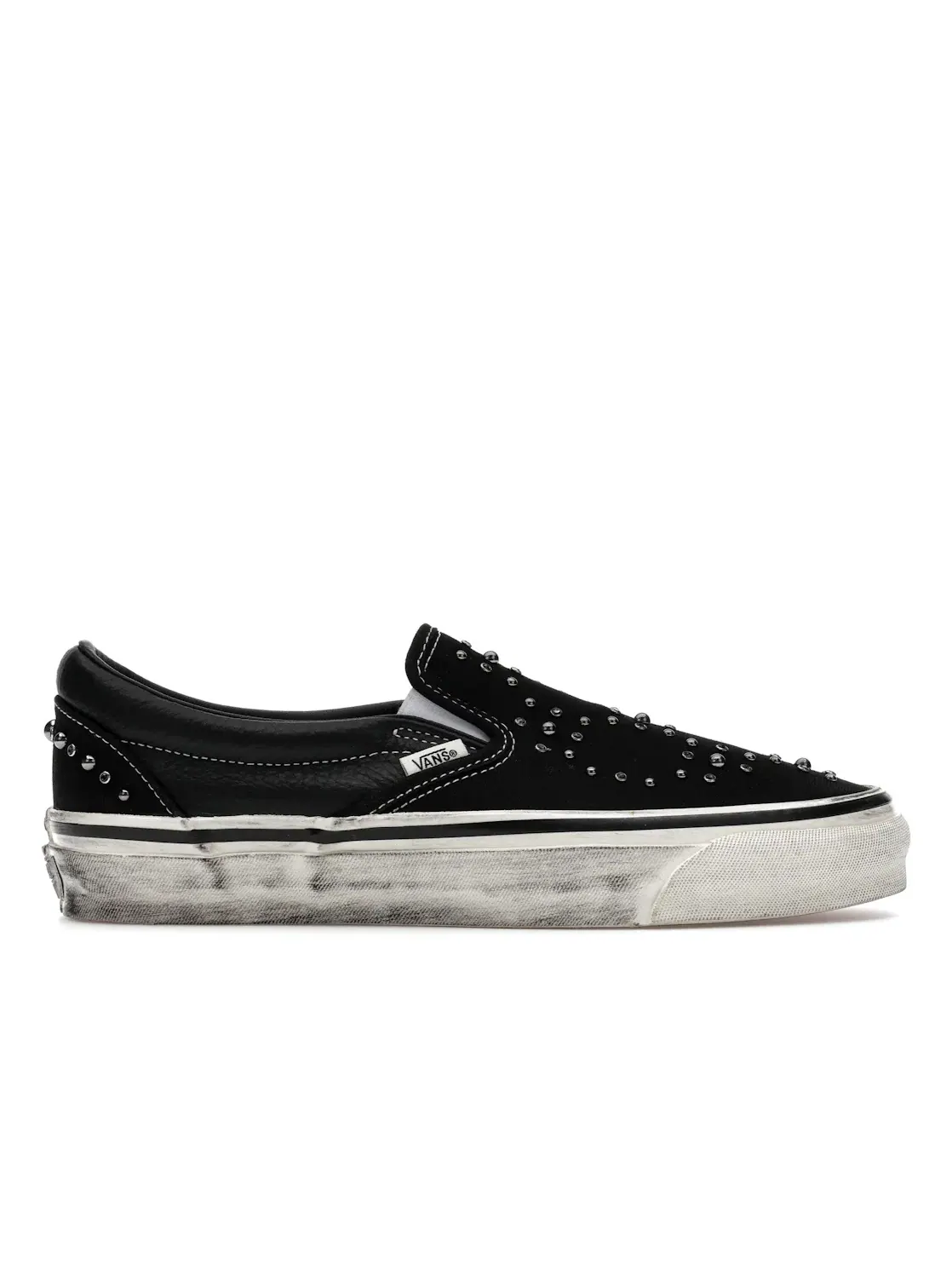 Мужские кеды с перламутровым покрытием Vans LX Classic Slip-On 98 — изображение 1 из 4, черный